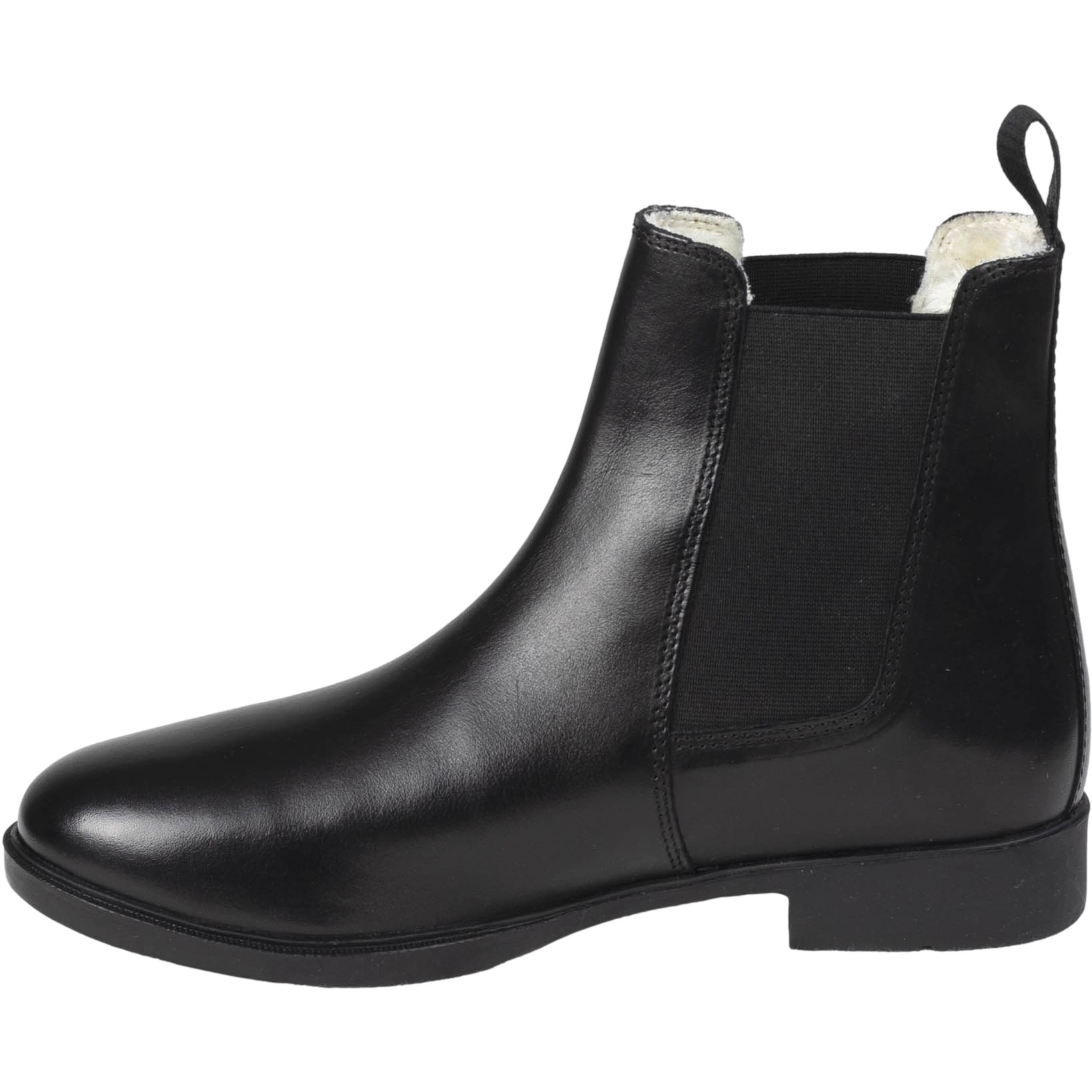 Winter Jodhpur Reitstiefeletten BASIC PLUS Echtleder schwarz 