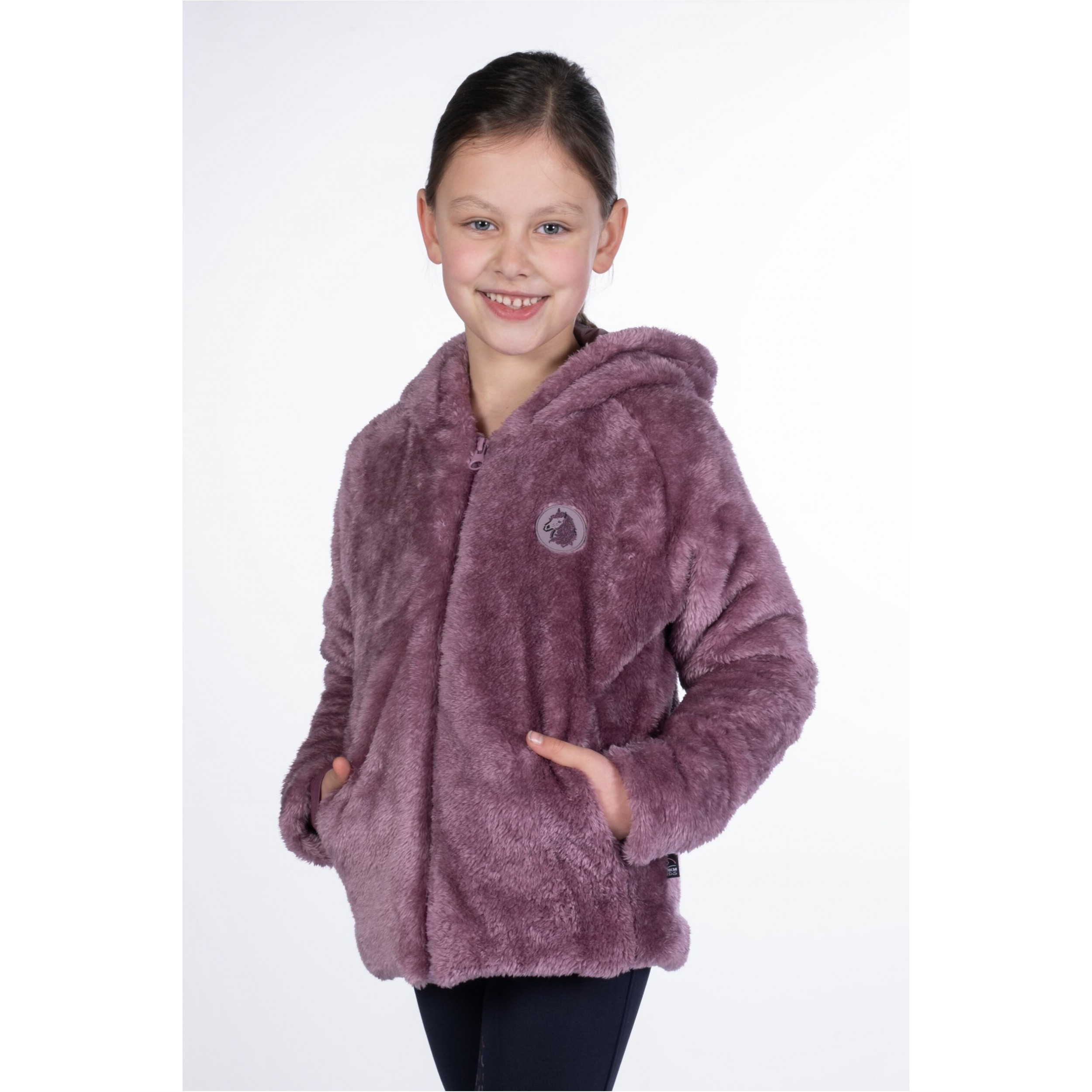 Winter Kinder Teddyjacke ALVA lila