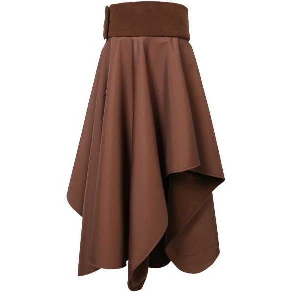 Damen Thermoreitrock oak brown