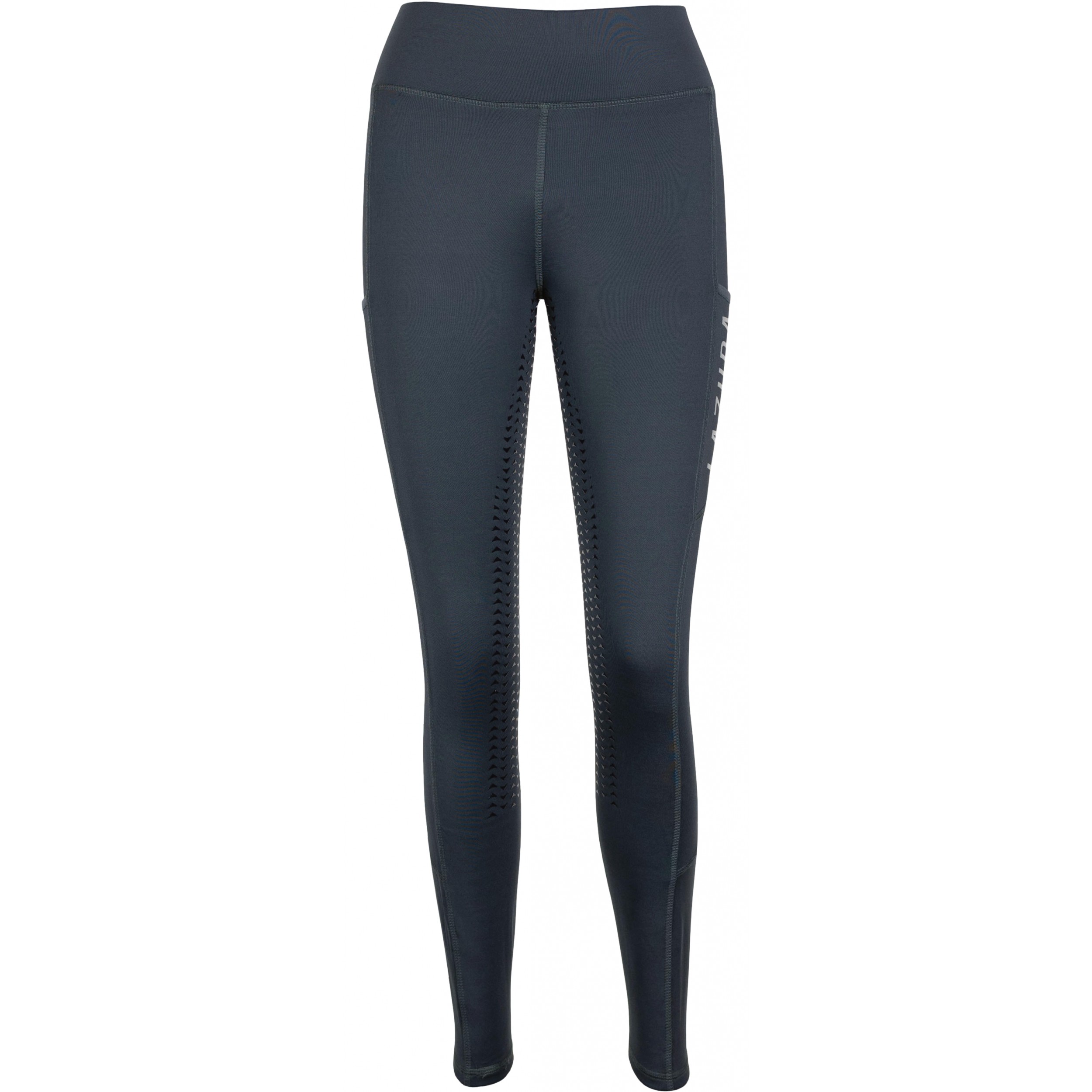 Winter Damen Reitleggings Silikon Vollbesatz EMILIA asphalt