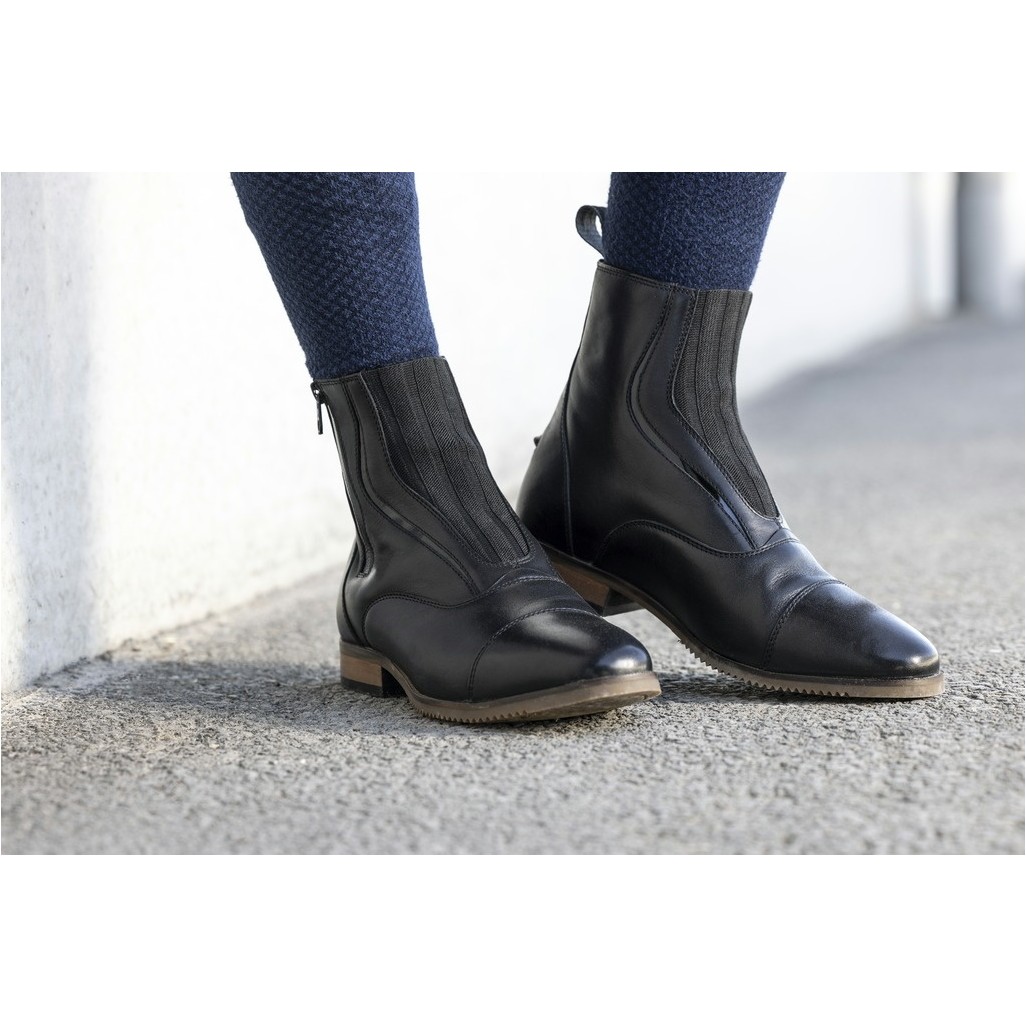 Reitstiefeletten WAVY Echtleder schwarz