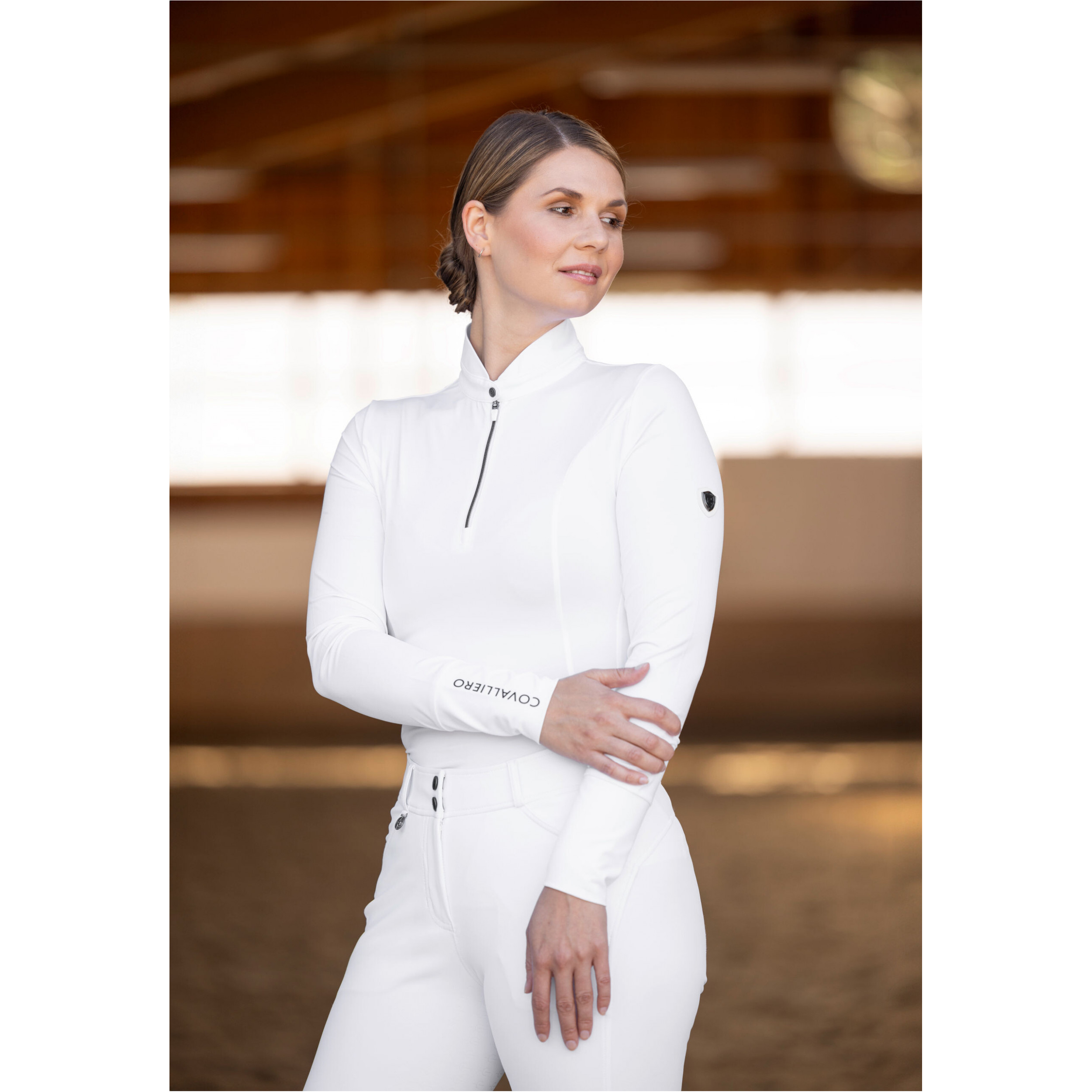 Damen Longsleeve Competition F/S 2025 white