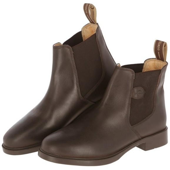 Reitstiefelette CLASSIC Leder dunkelbraun