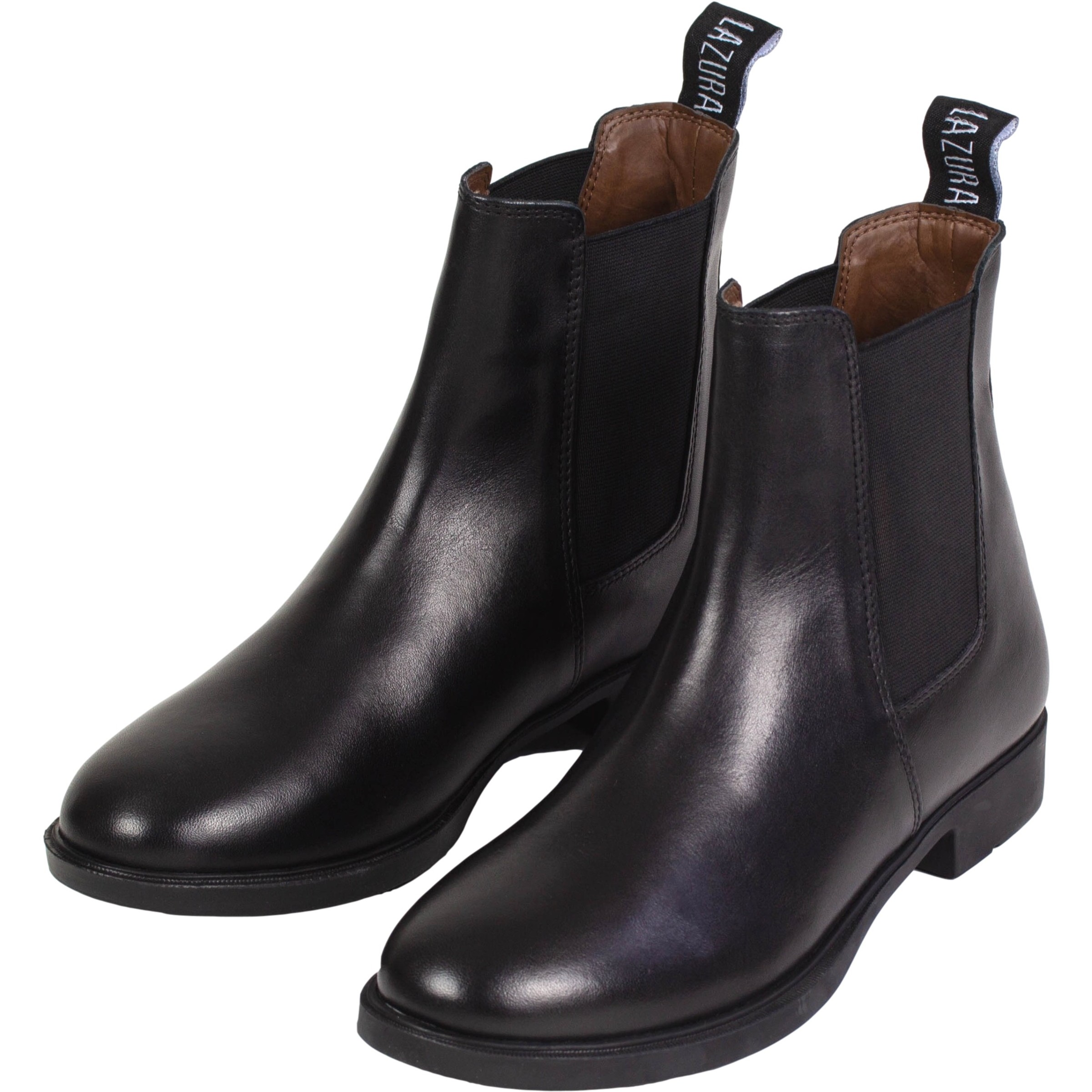 Jodhpur Reitstiefeletten BASIC PLUS Echtleder schwarz