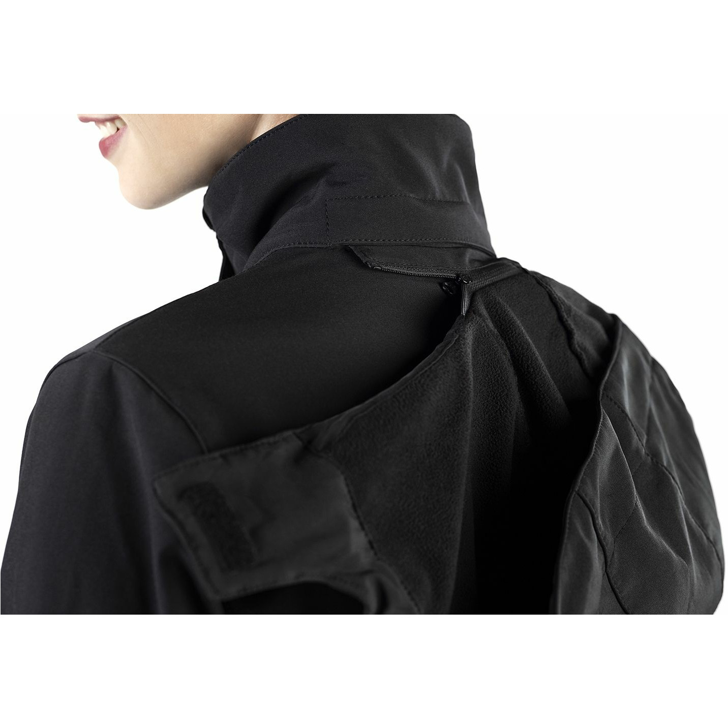 Kinder Reitjacke SPORT Softshell schwarz