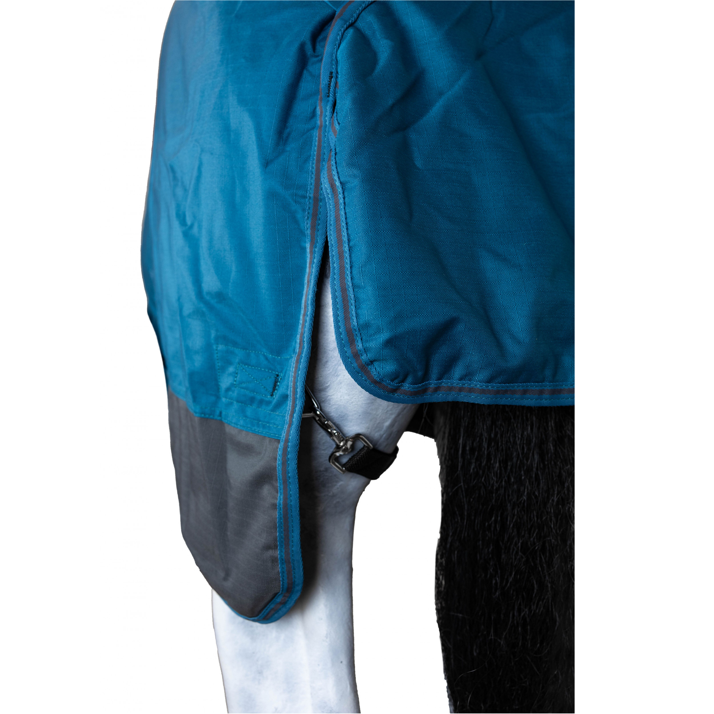 Weidedecke Polarfleece 600D BASICLINE petrol/graphit