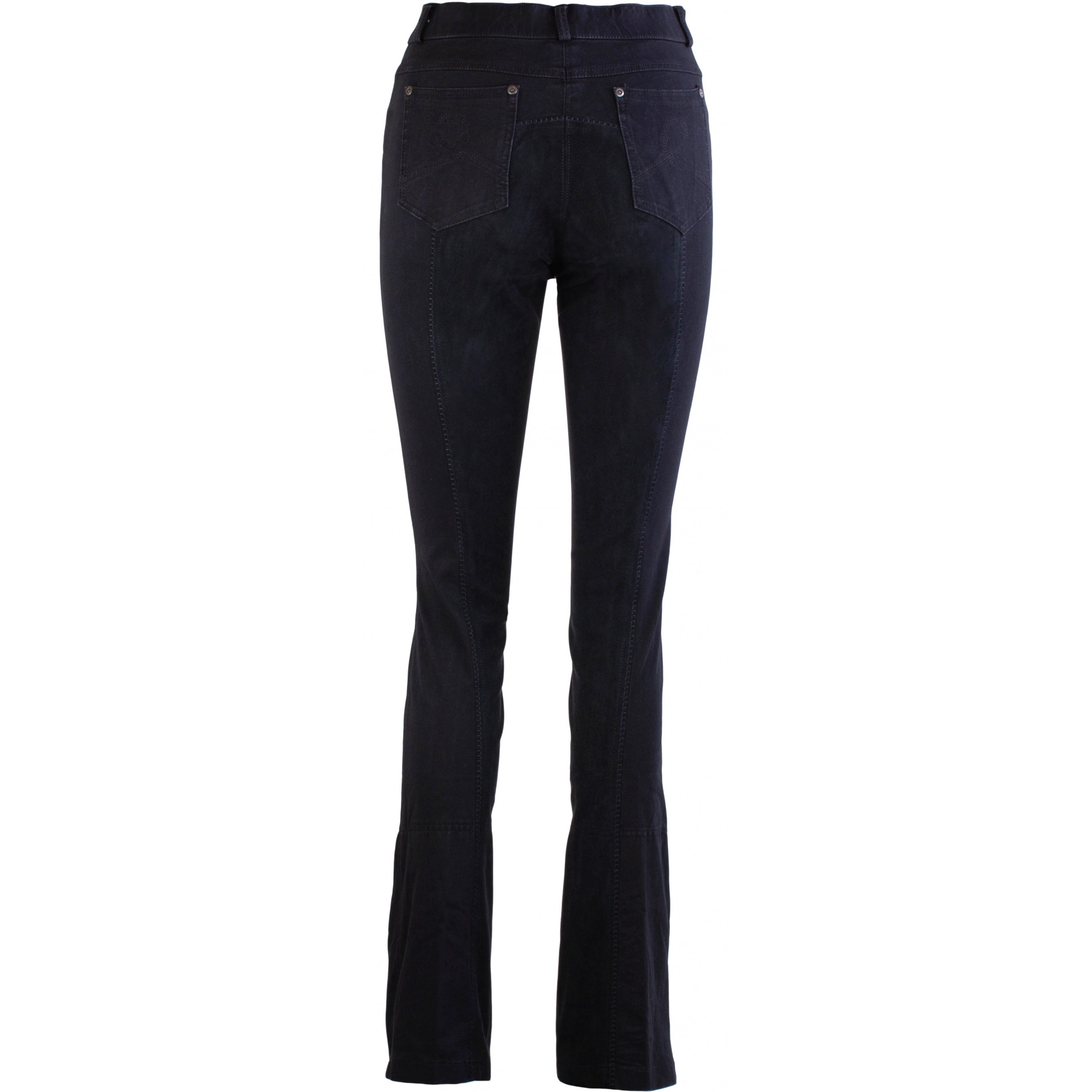 Damen Jodhpur Reithose Vollbesatz DINA Jeans schwarz