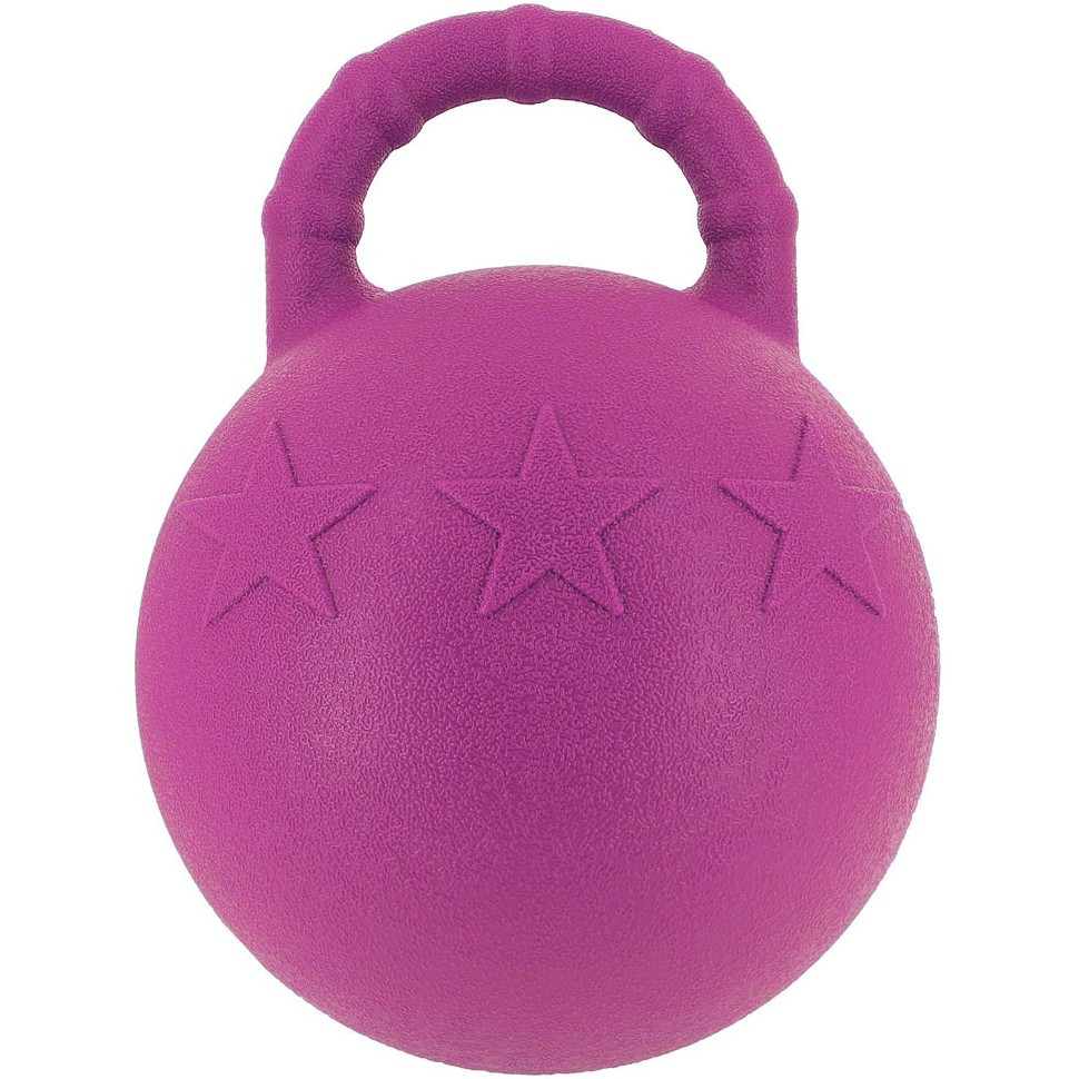 Ball mit Griff für Pferde fuchsia Ø 25cm