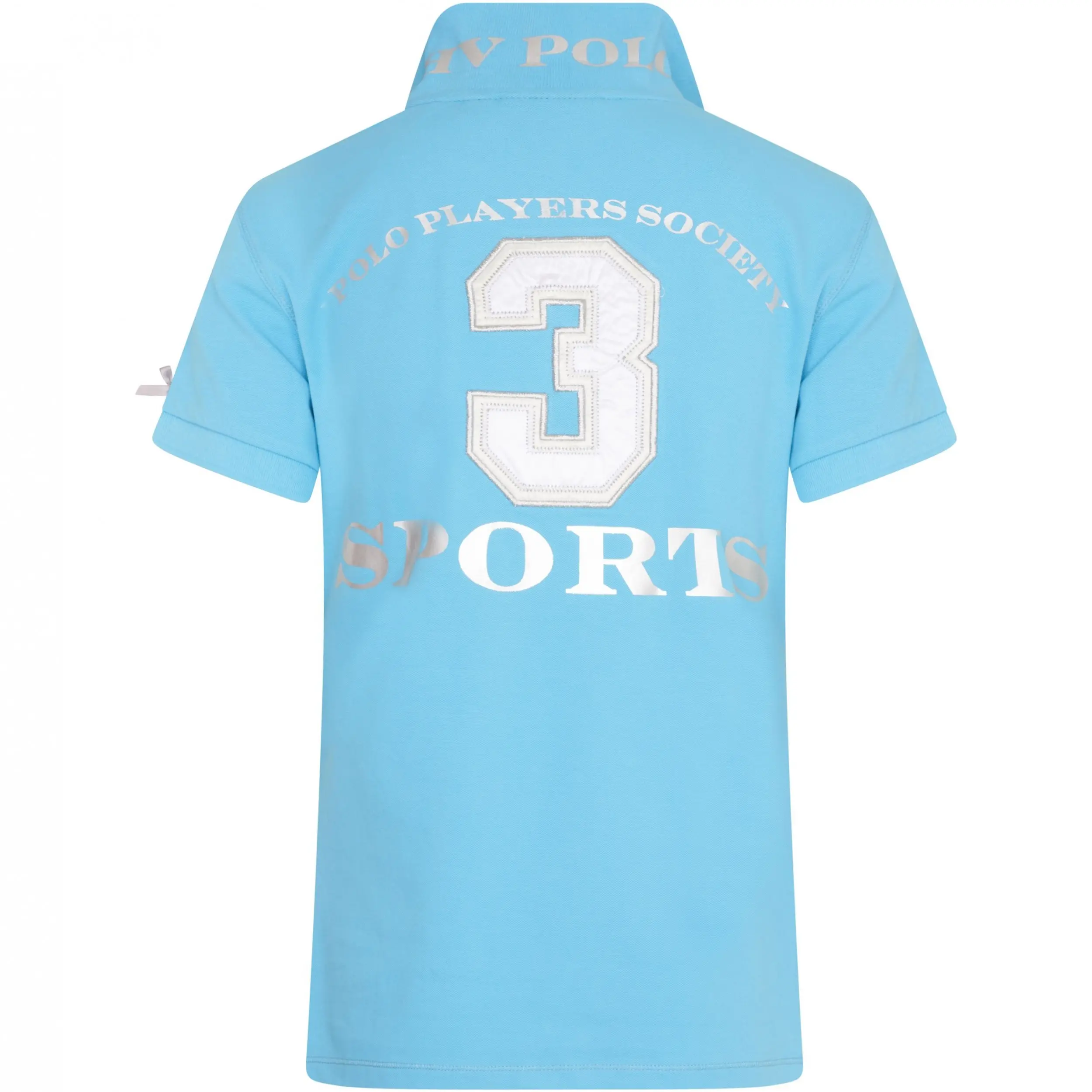 Damen Poloshirt HVPFavouritas EQ aqua blue