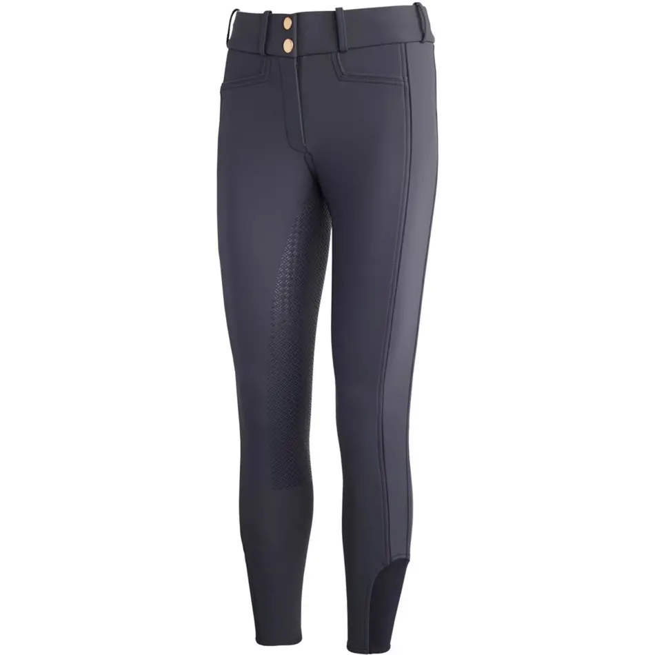 Winter Damen Reithose Silikon Vollbesatz KLKailey W E-Tec4 navy