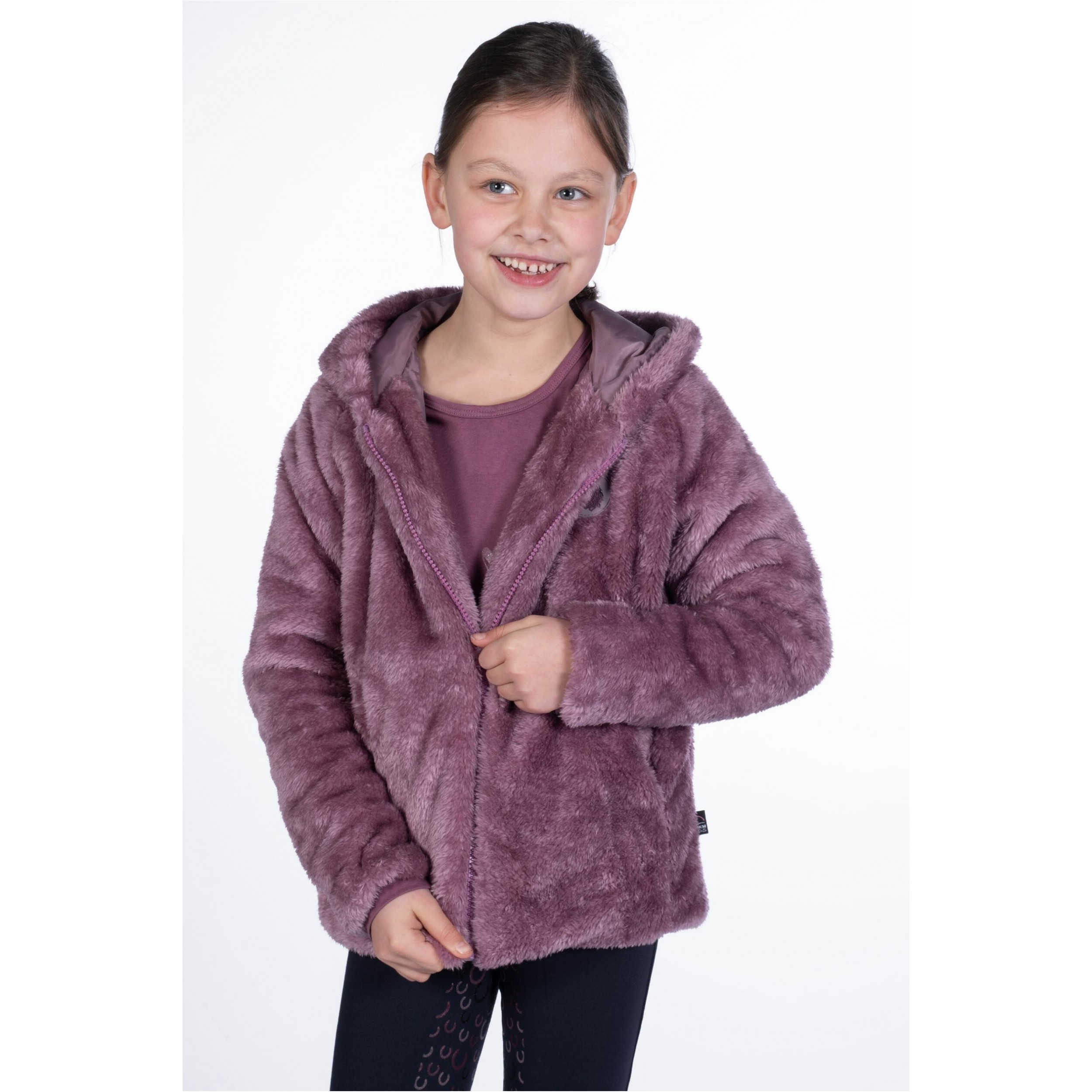 Winter Kinder Teddyjacke ALVA lila