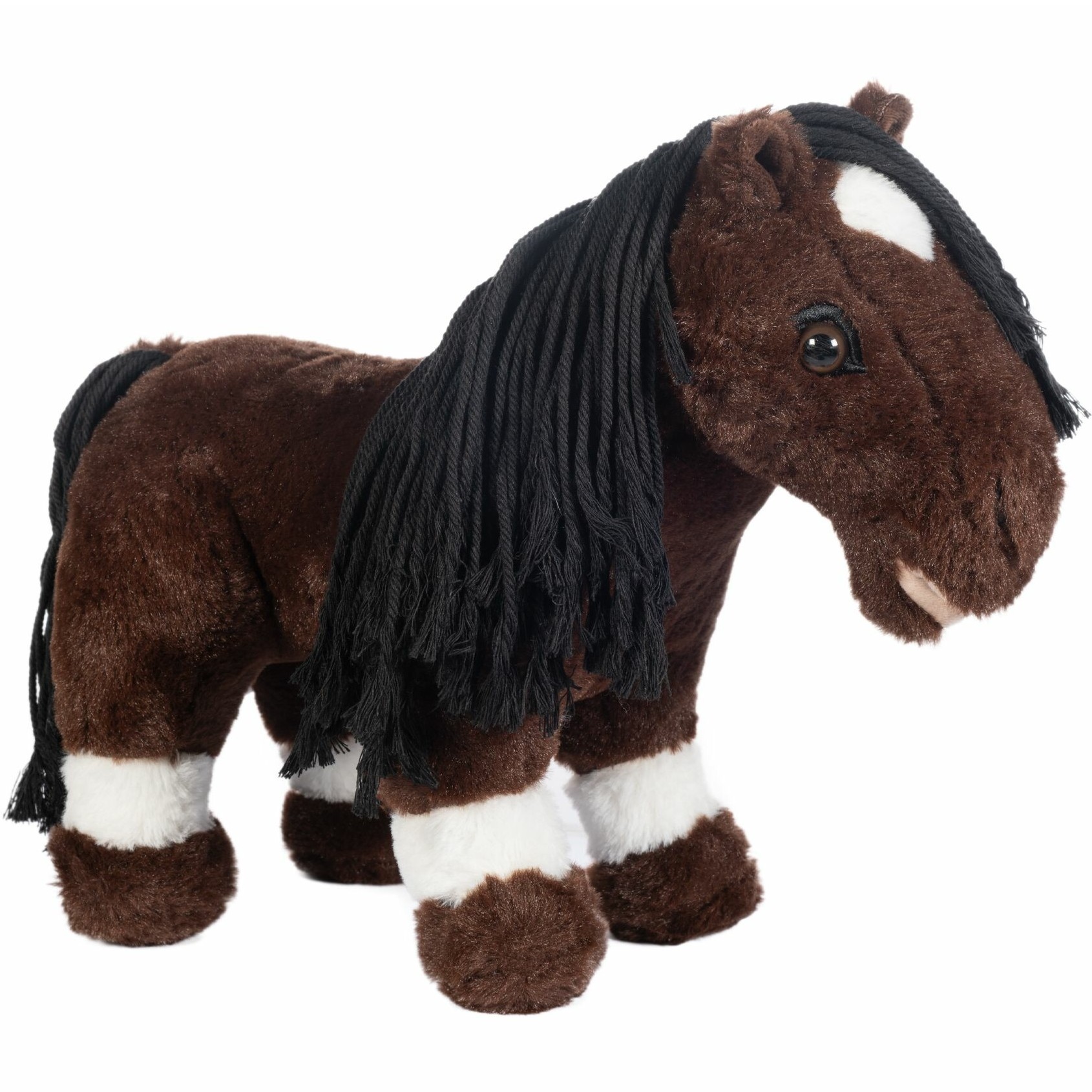 Kuscheltier Cuddle Pony STELLA dunkelbraun