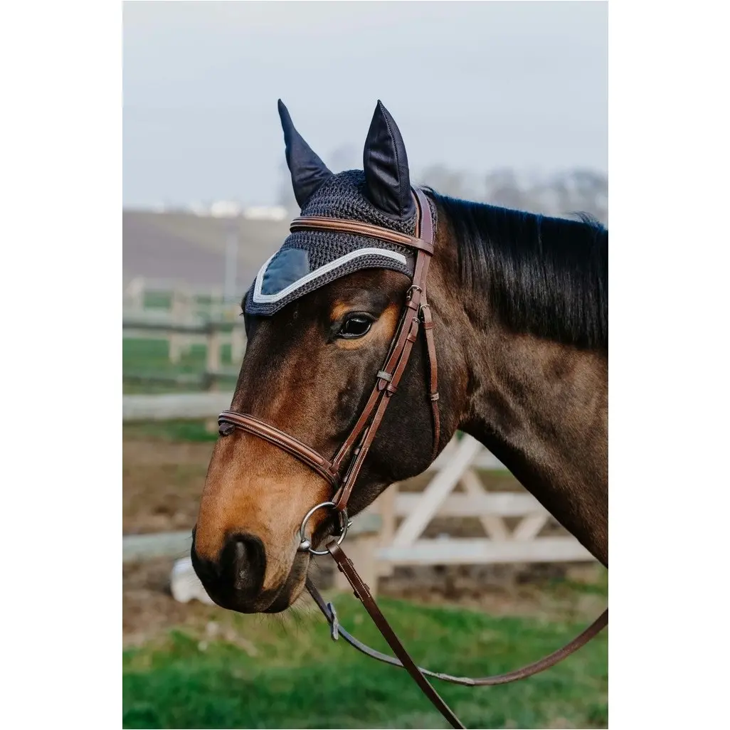 Fliegenohrenhaube BADGE grau