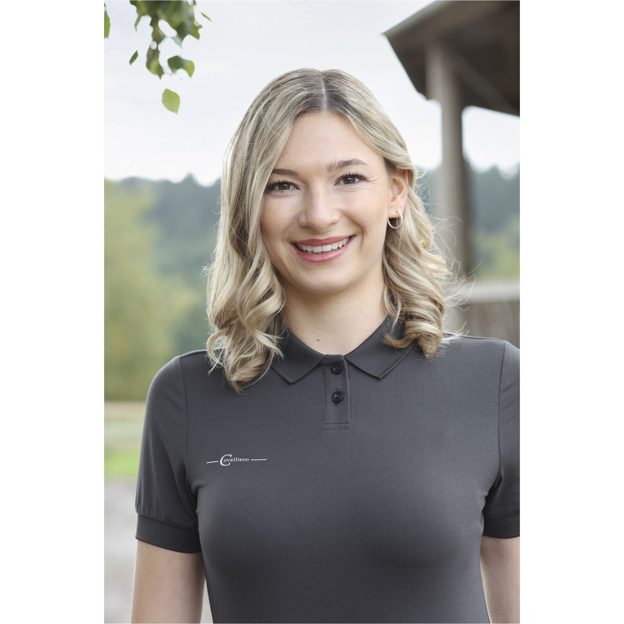 Damen Poloshirt graphite