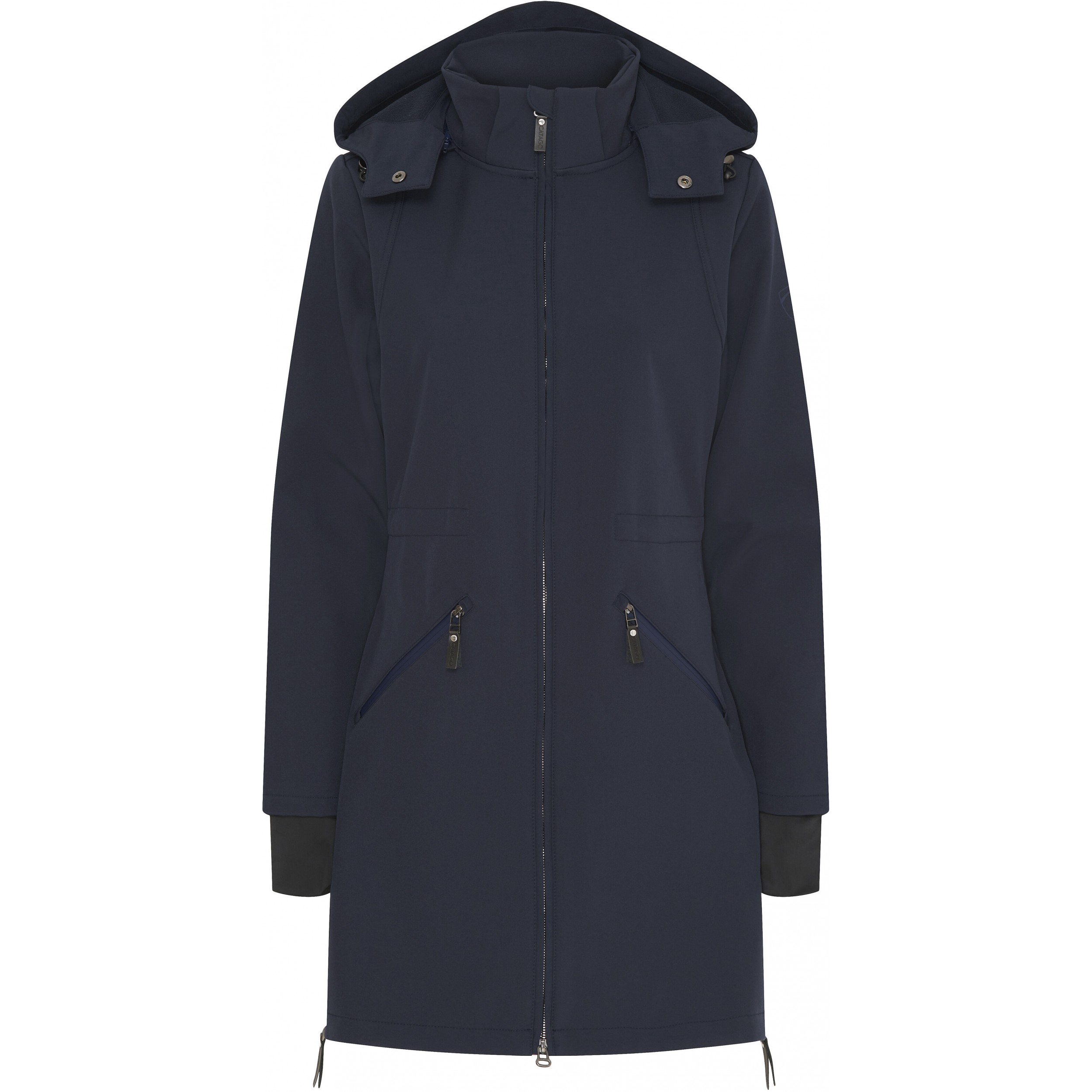 Damen Softshell-Reitjacke lang ABBY navy