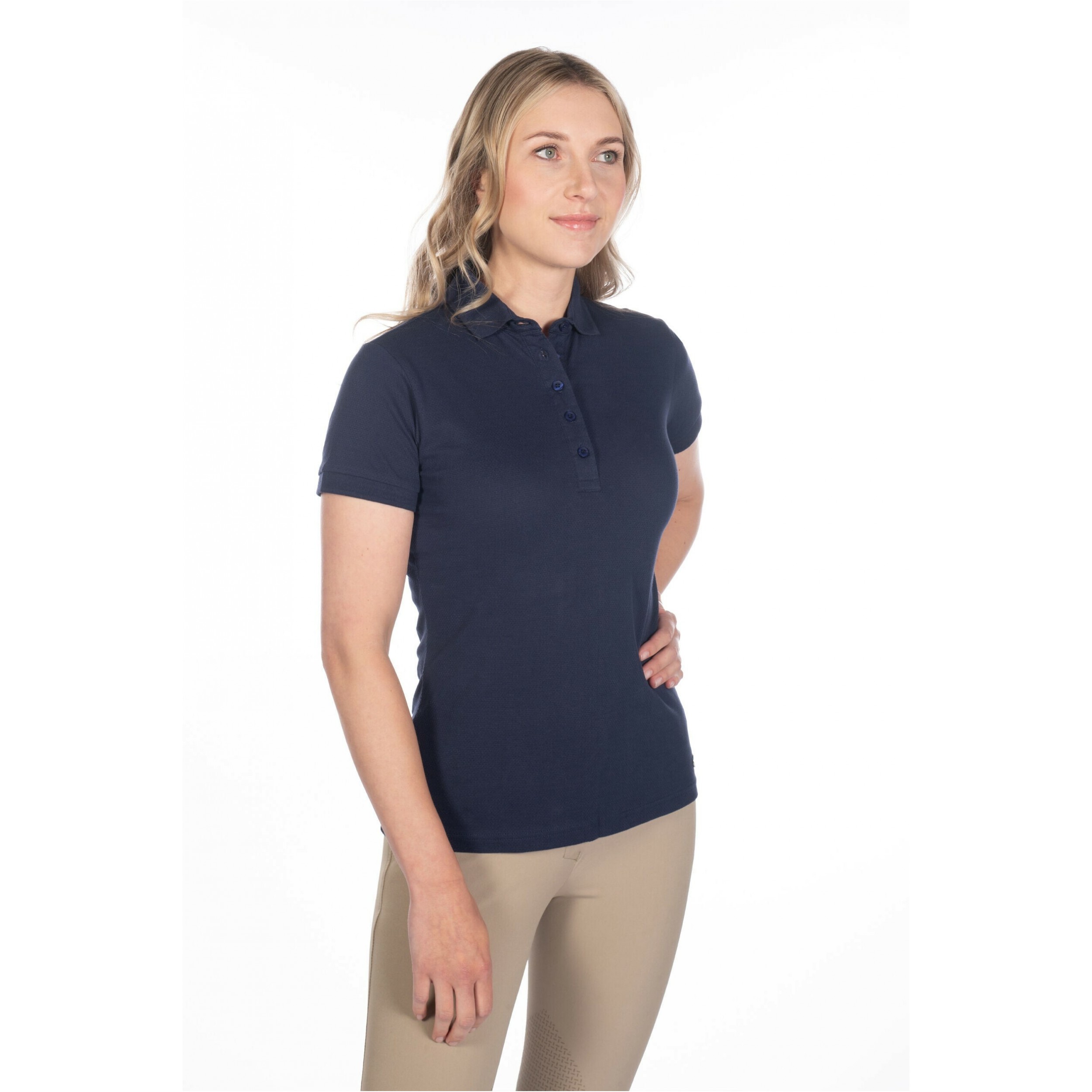 Damen Poloshirt ELISA dunkelblau