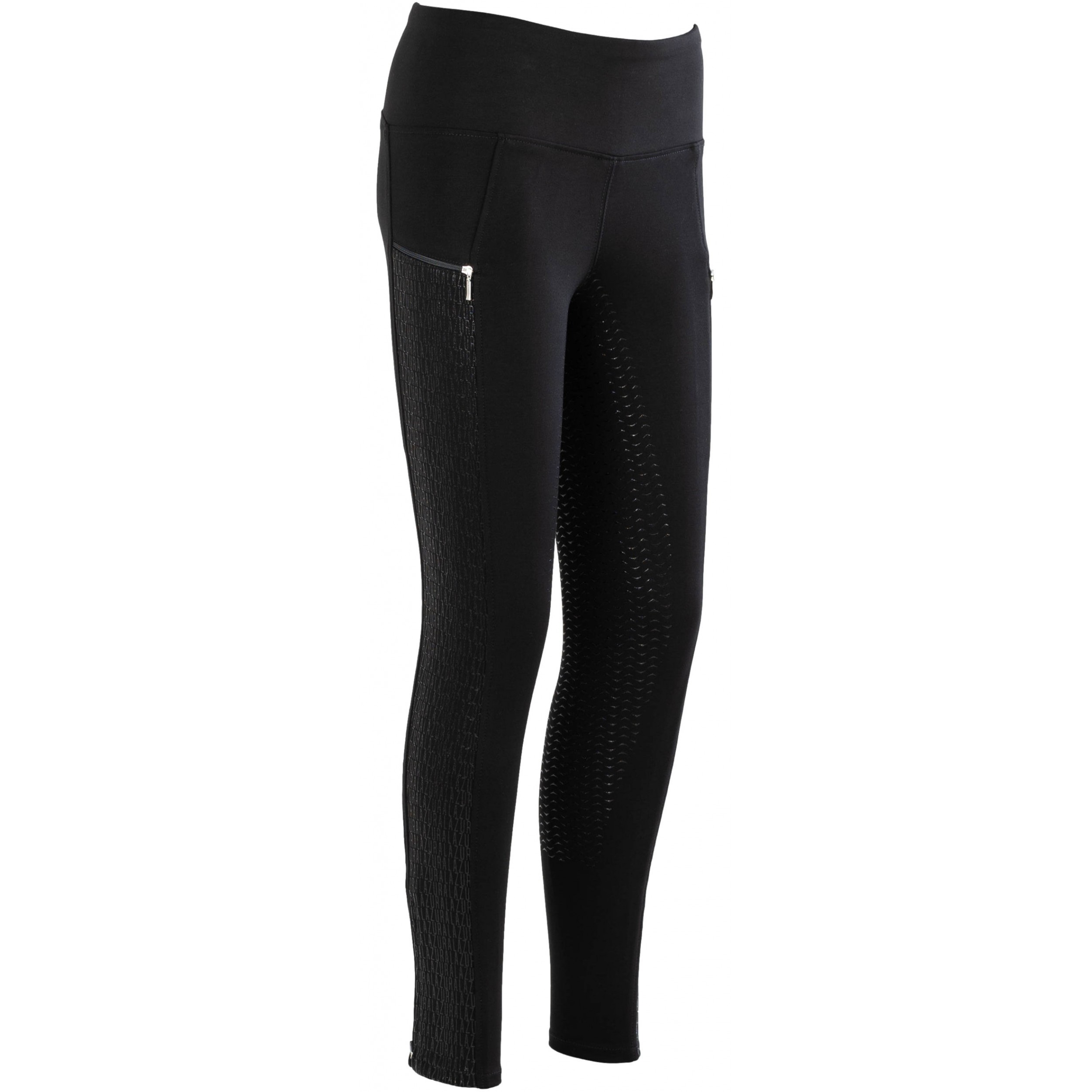 Damen Reitleggings Silikon Vollbesatz DIANA schwarz