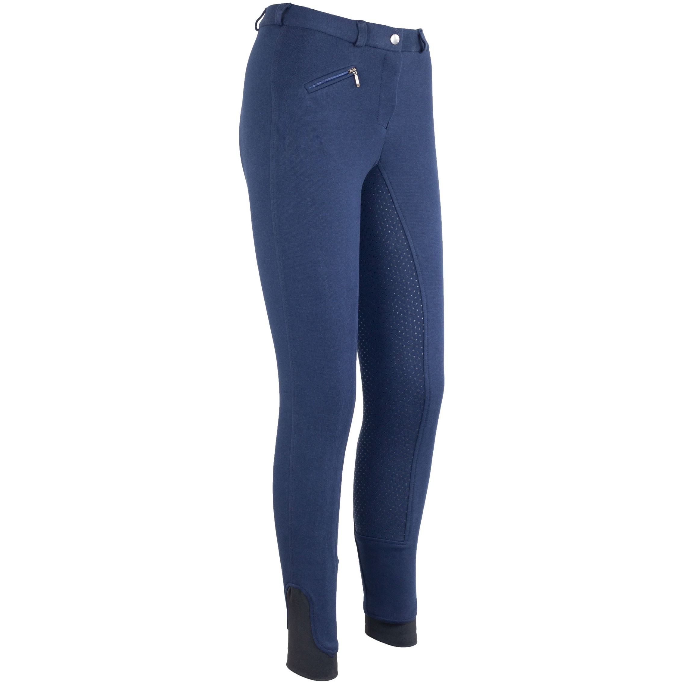 Damen Reithose Silikon Vollbesatz Flex BASICLINE dunkelblau