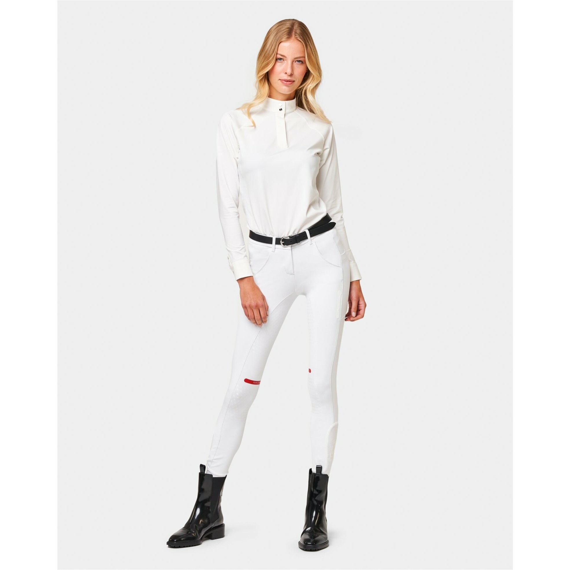 Damen Reithose Silikon Vollbesatz R2 Performance Dressage weiß