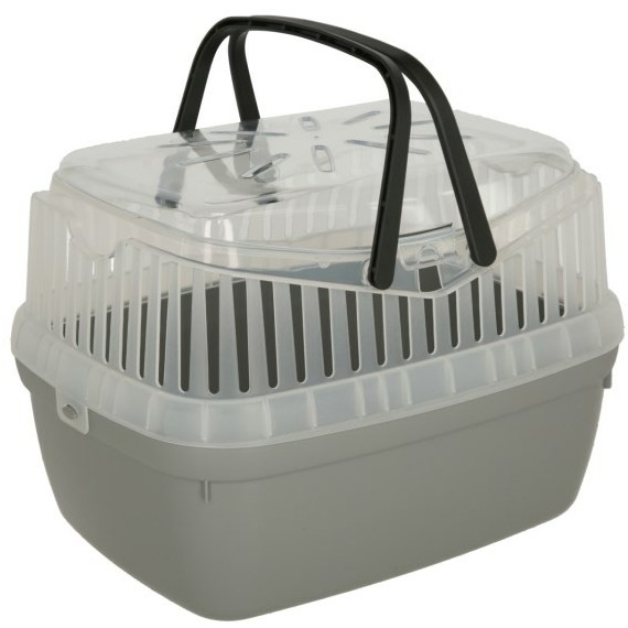 Transportbox PORTOBELLO grau/transparent 30x23x23cm 