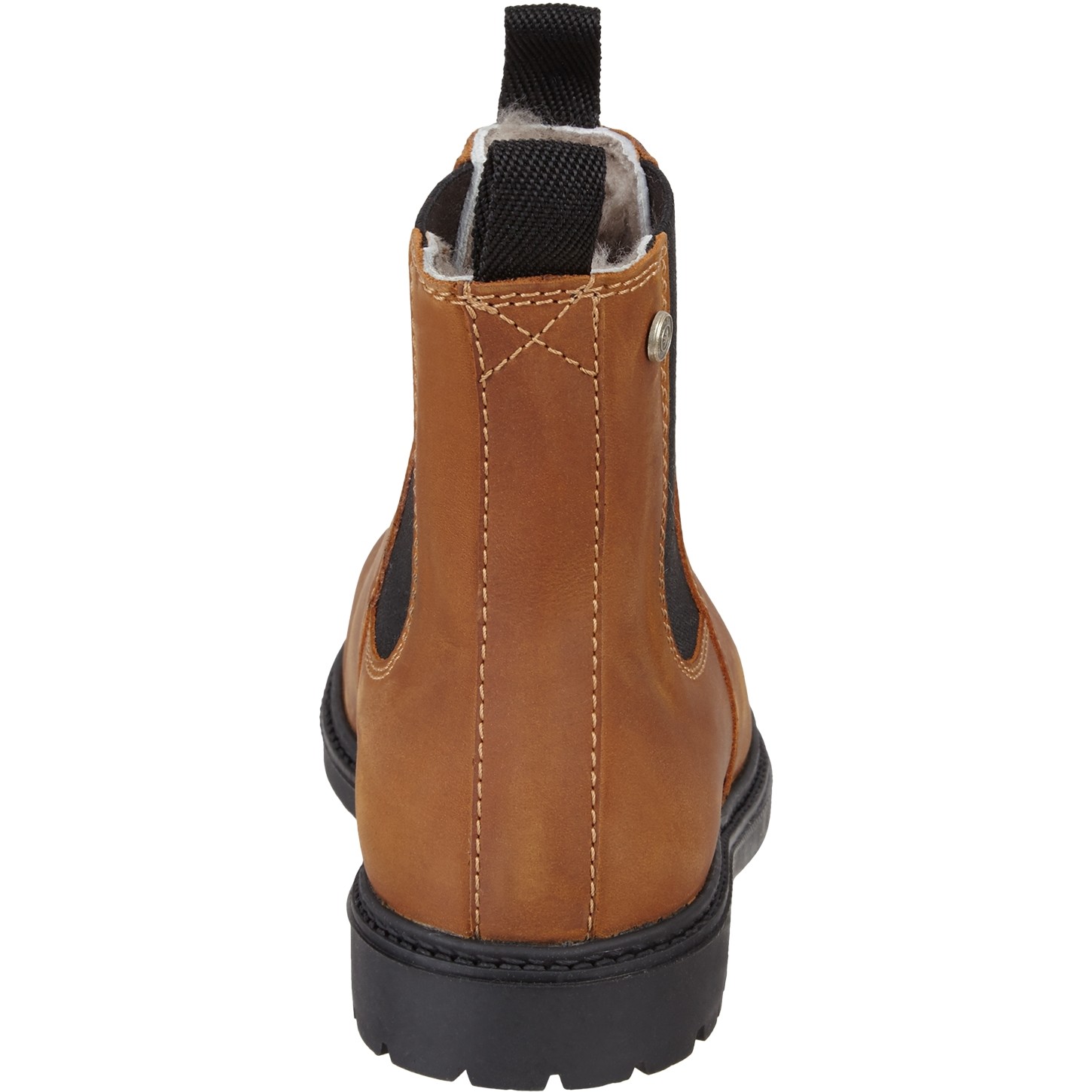 Winter Reitstiefeletten NEW WORK Echtleder cognac