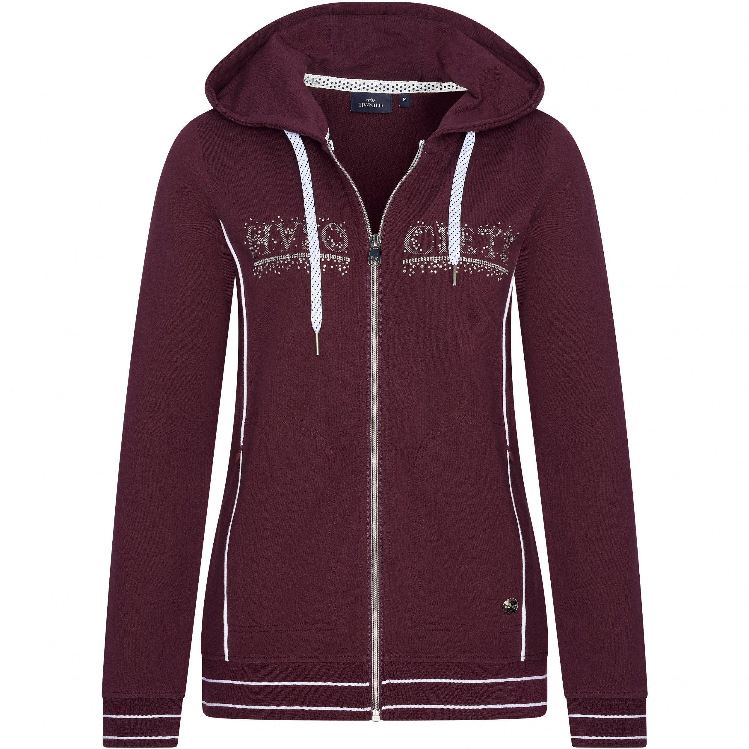 Damen Sweatjacke HVPJanet dark berry