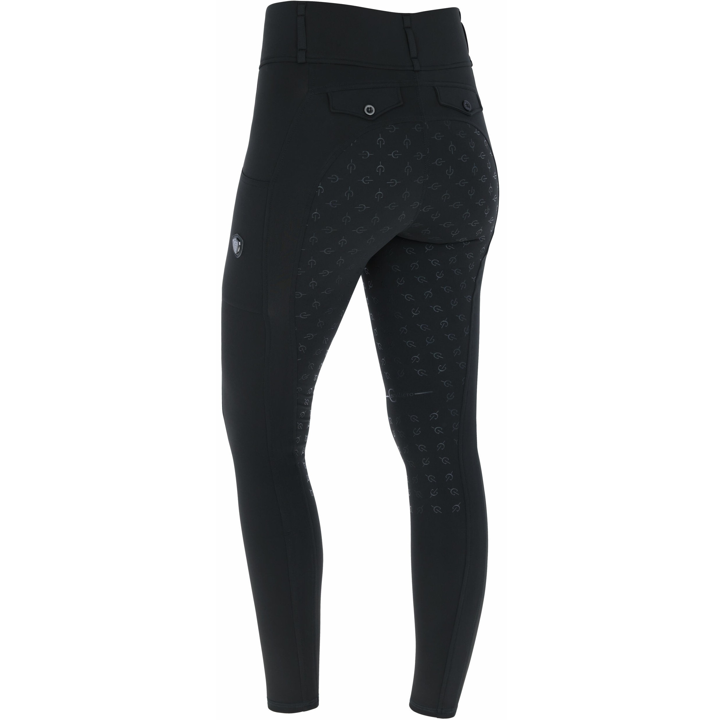 Damen Reitleggings Silikon Vollbesatz H/W24 black