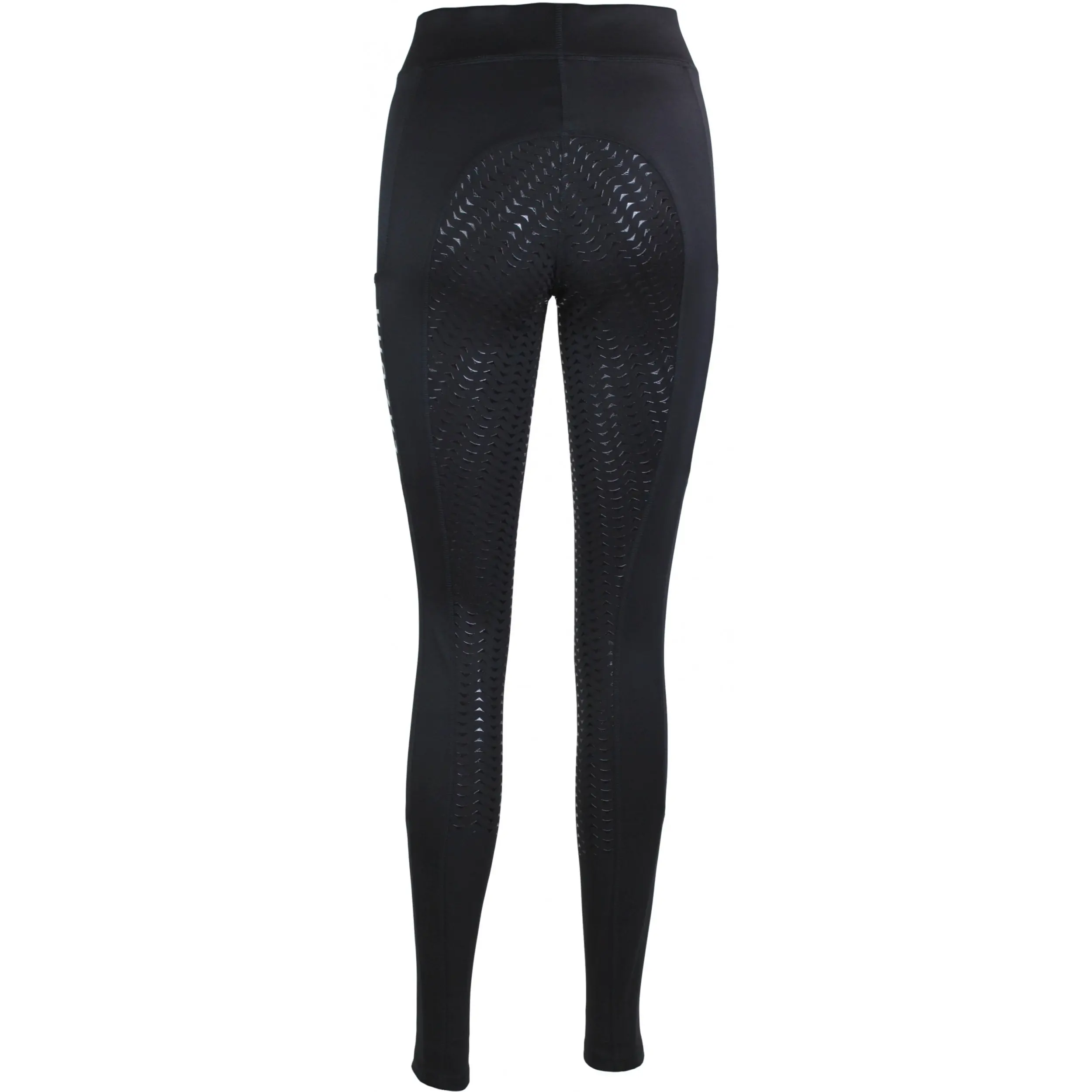 Winter Damen Reitleggings Silikon Vollbesatz EMILIA schwarz