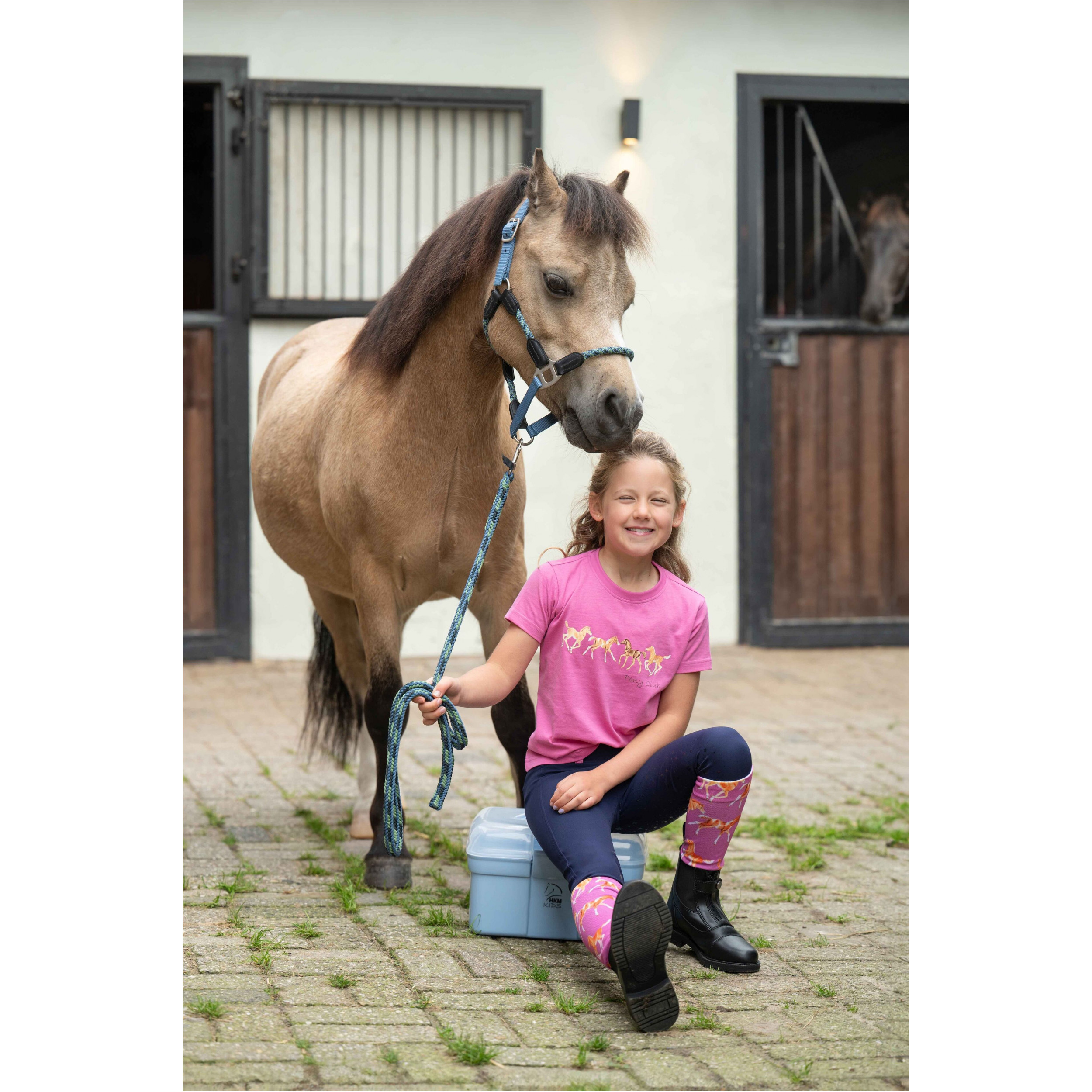 Kinder T-Shirt PONY CLUB pink