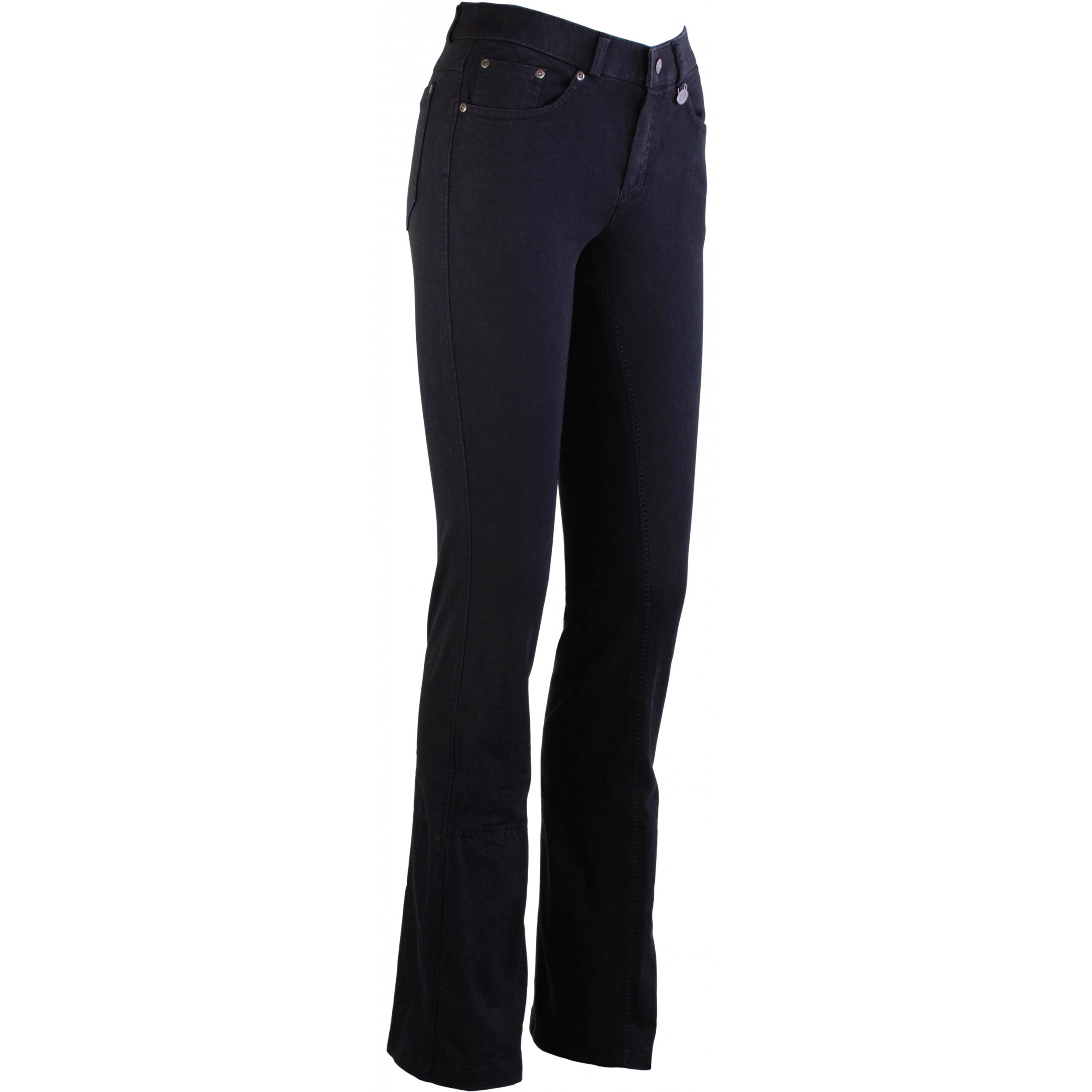 Damen Jodhpur Reithose Vollbesatz DINA Jeans schwarz