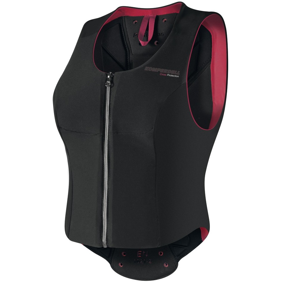 Damen Rückenprotektor BALLISTIC Flex Fit schwarz/coral