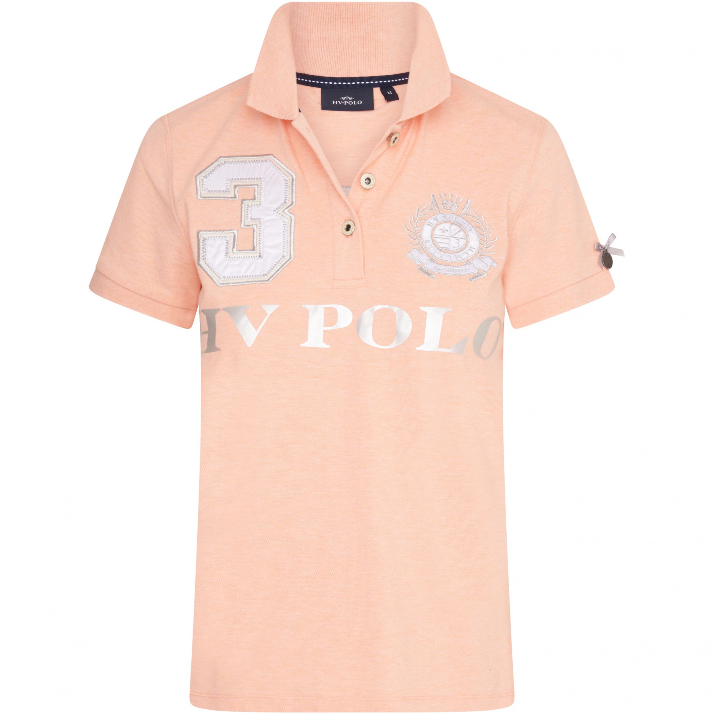 Damen Poloshirt HVPFavouritas EQ m.orange heather