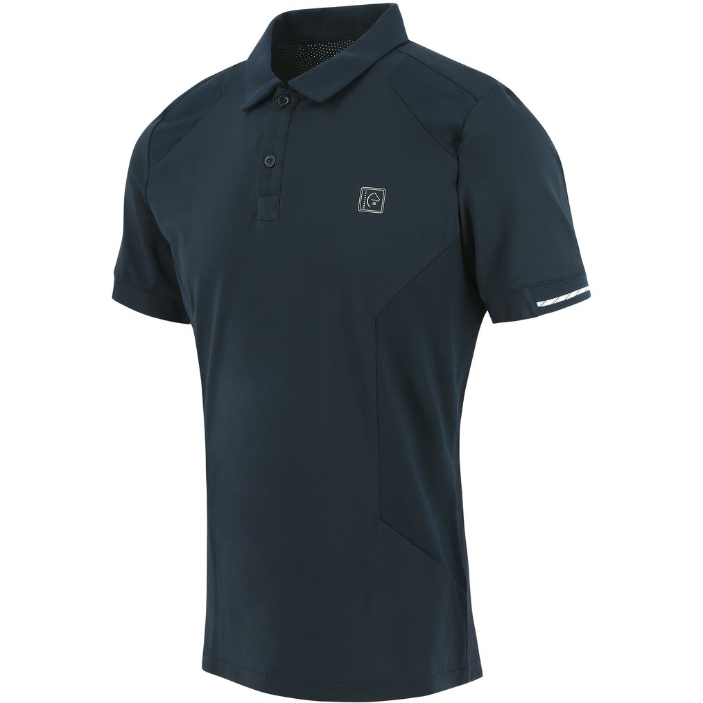 Herren Poloshirt ERIC mit Mesheinsätzen marineblau