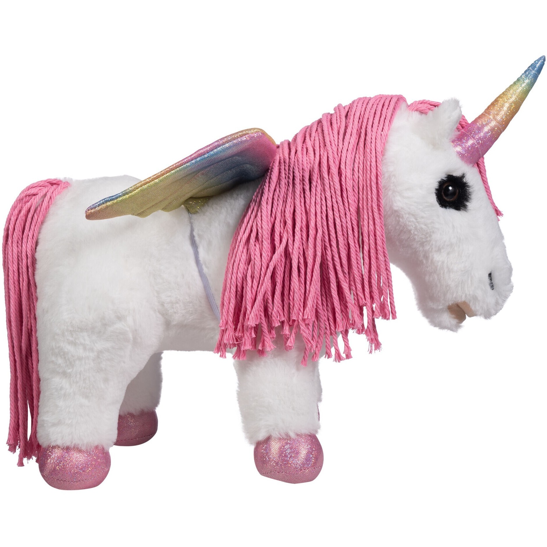 Kuscheltier Cuddle Pony UNICORN weiß