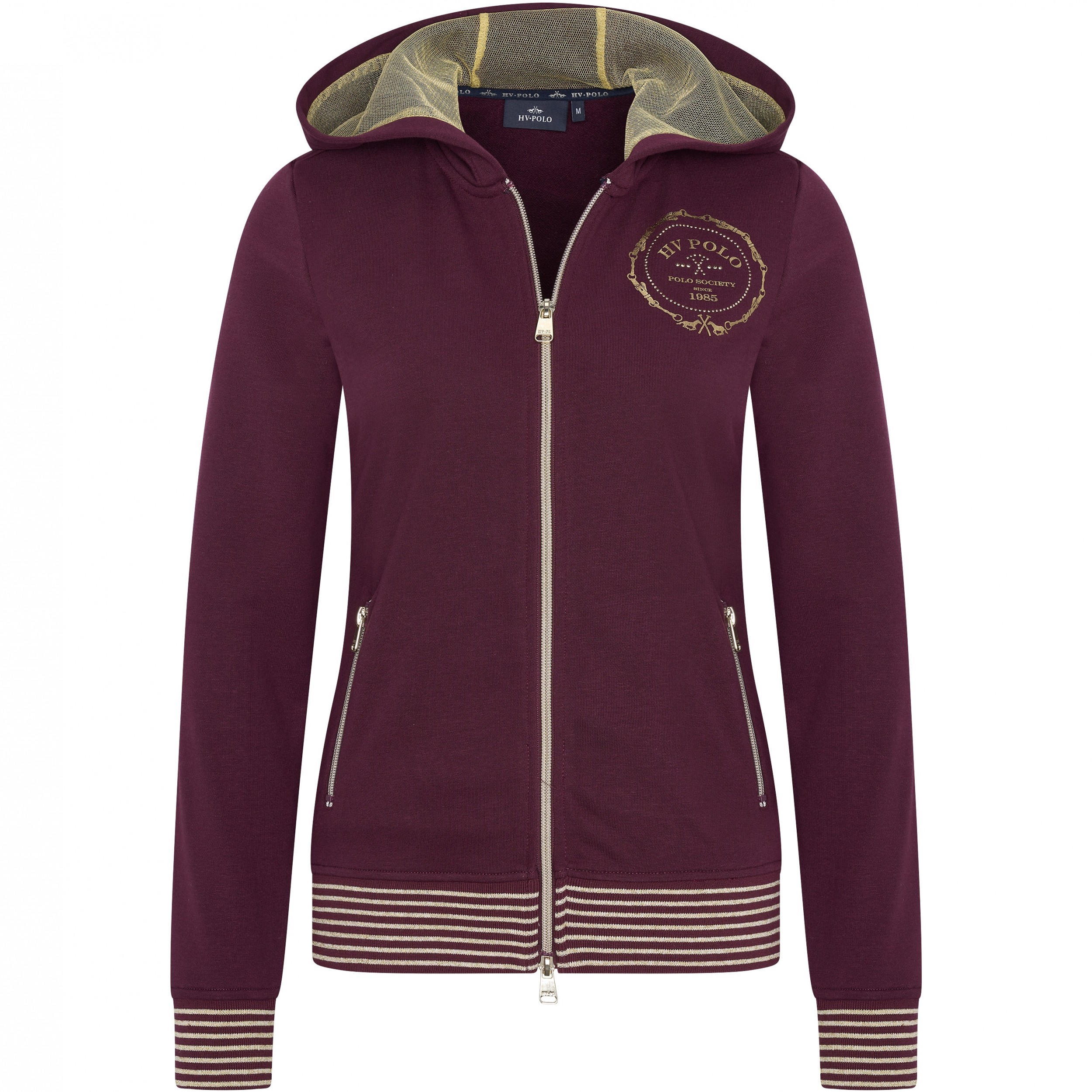 Damen Sweatjacke HVPBeau dark berry