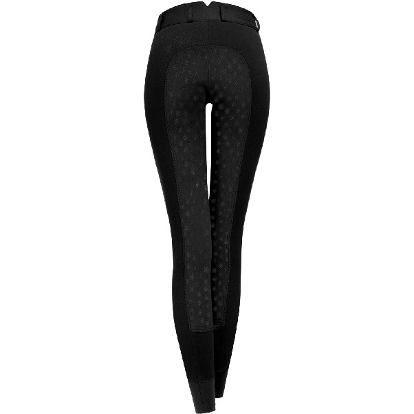 Winter Damen Reithose Silikon Vollbesatz FUN SPORT Hochbund schwarz