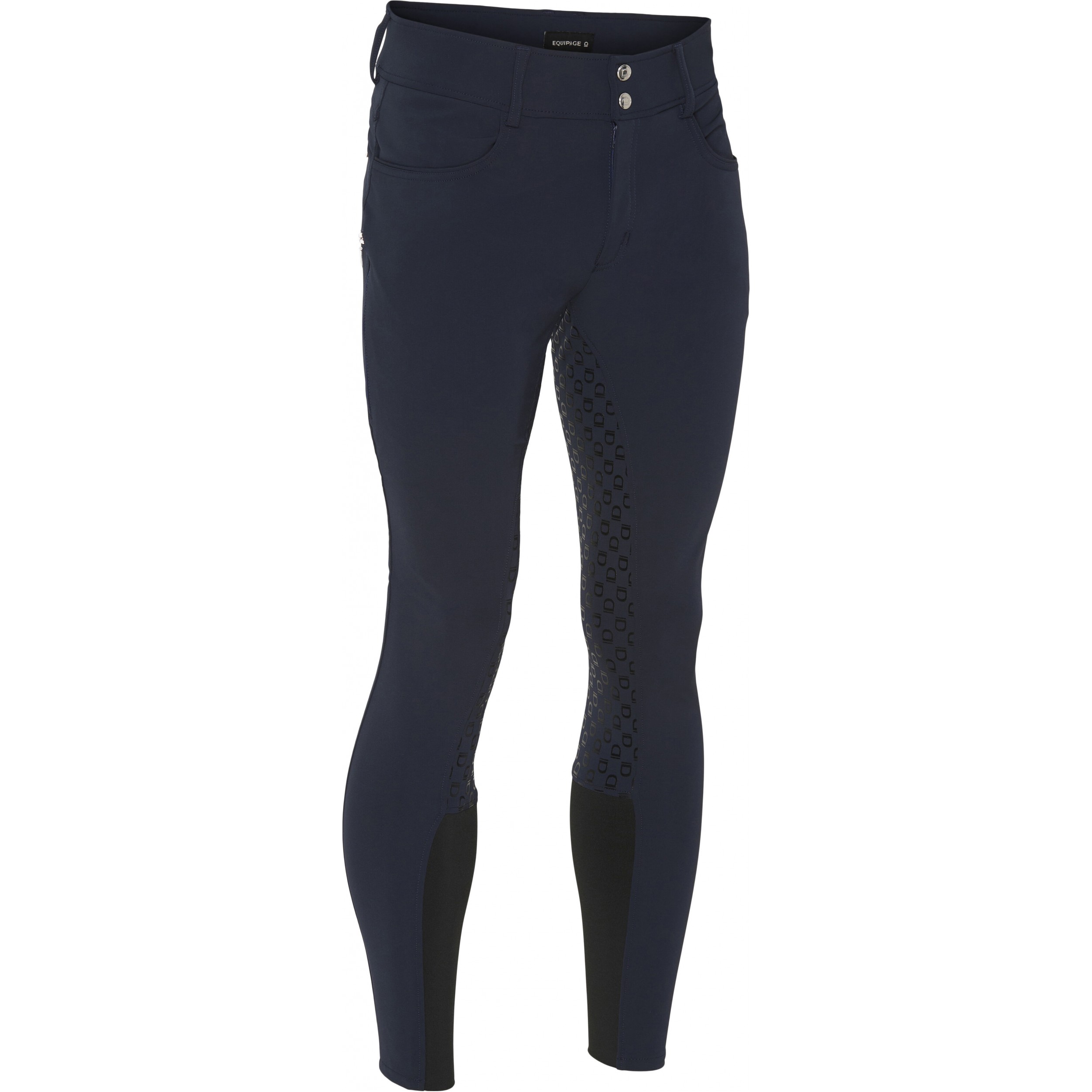 Herren Reithose Silikon Vollbesatz EQ HUNT navy