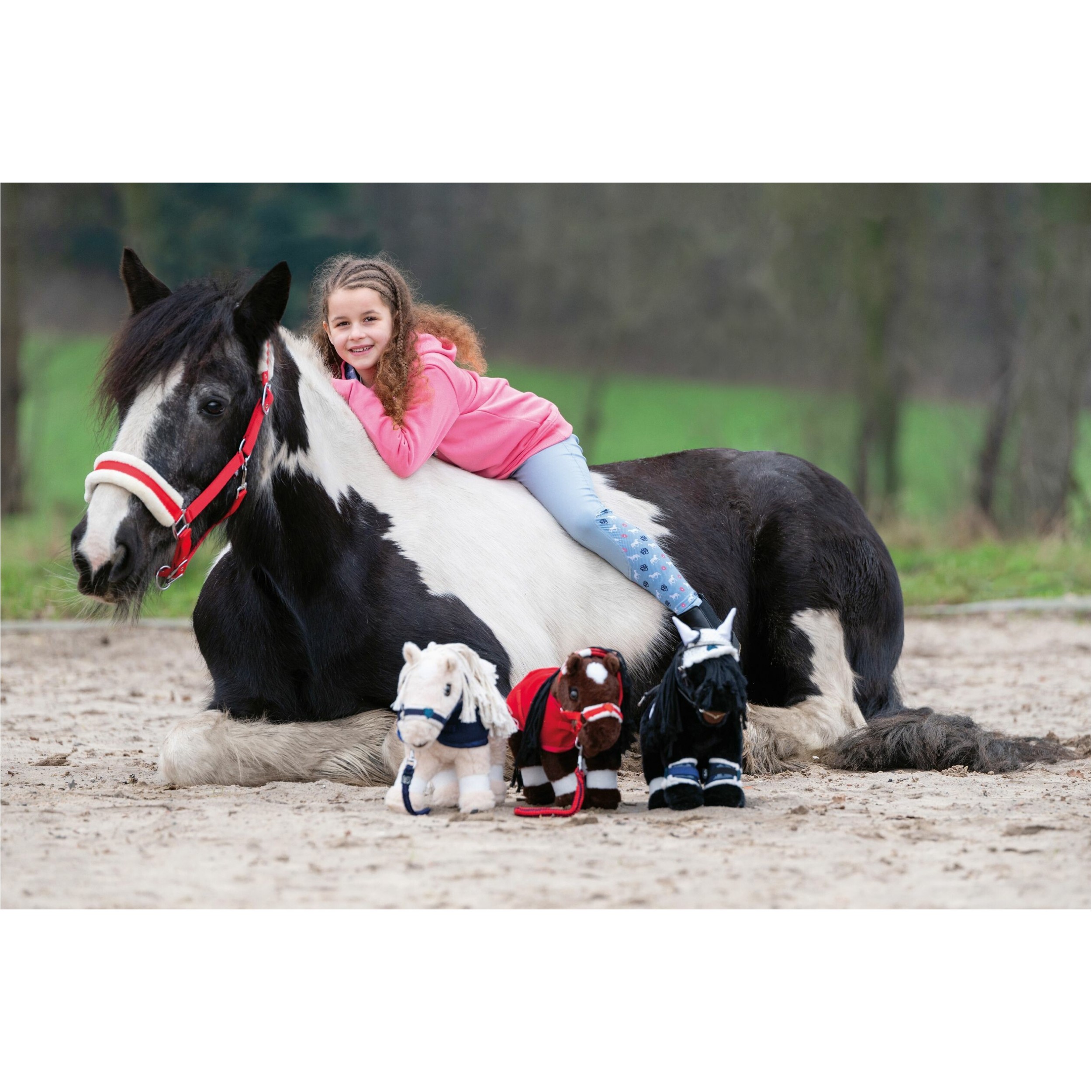 Kuscheltier Cuddle Pony TONY schwarz