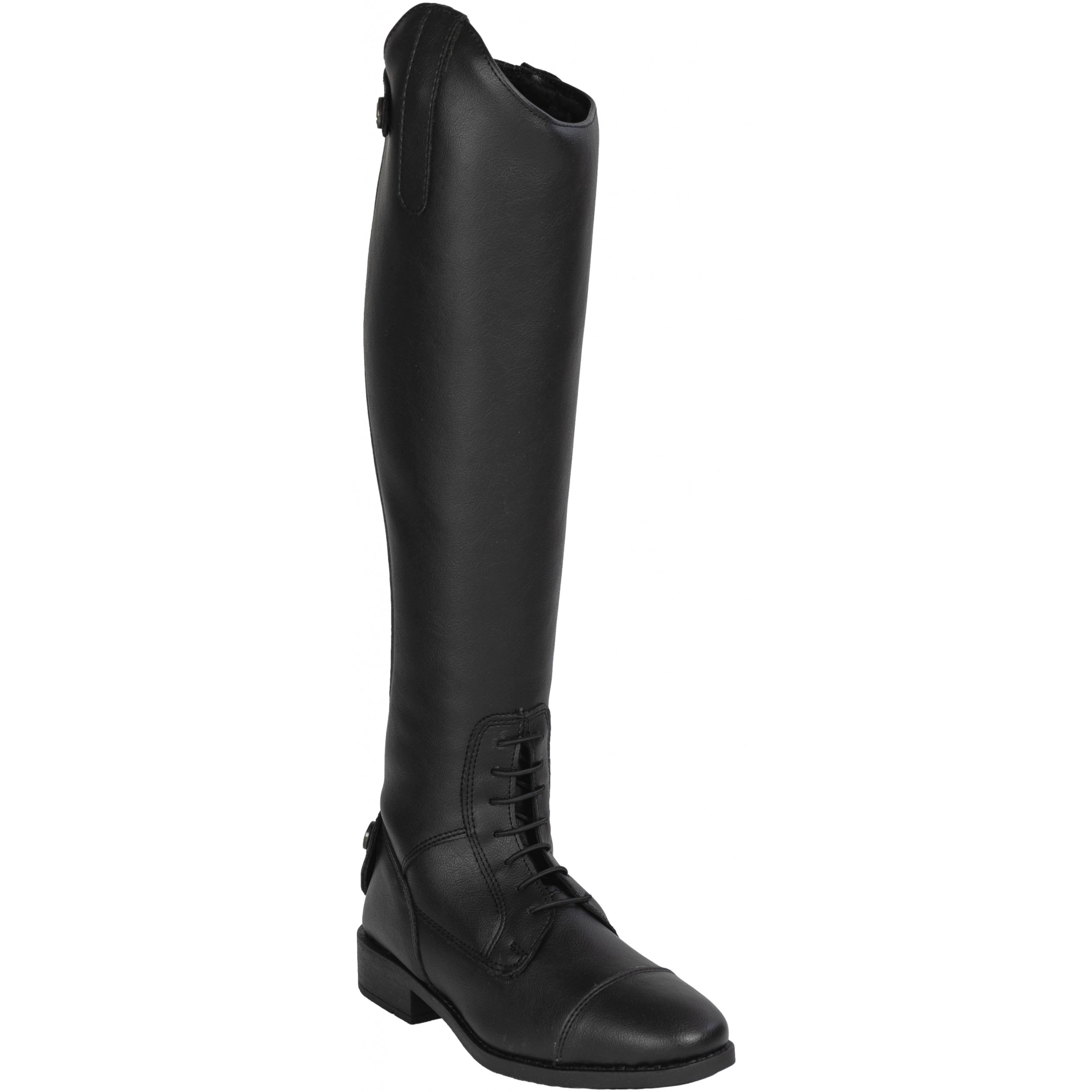 Winter Damen Reitstiefel CALGARY Kunstleder schwarz