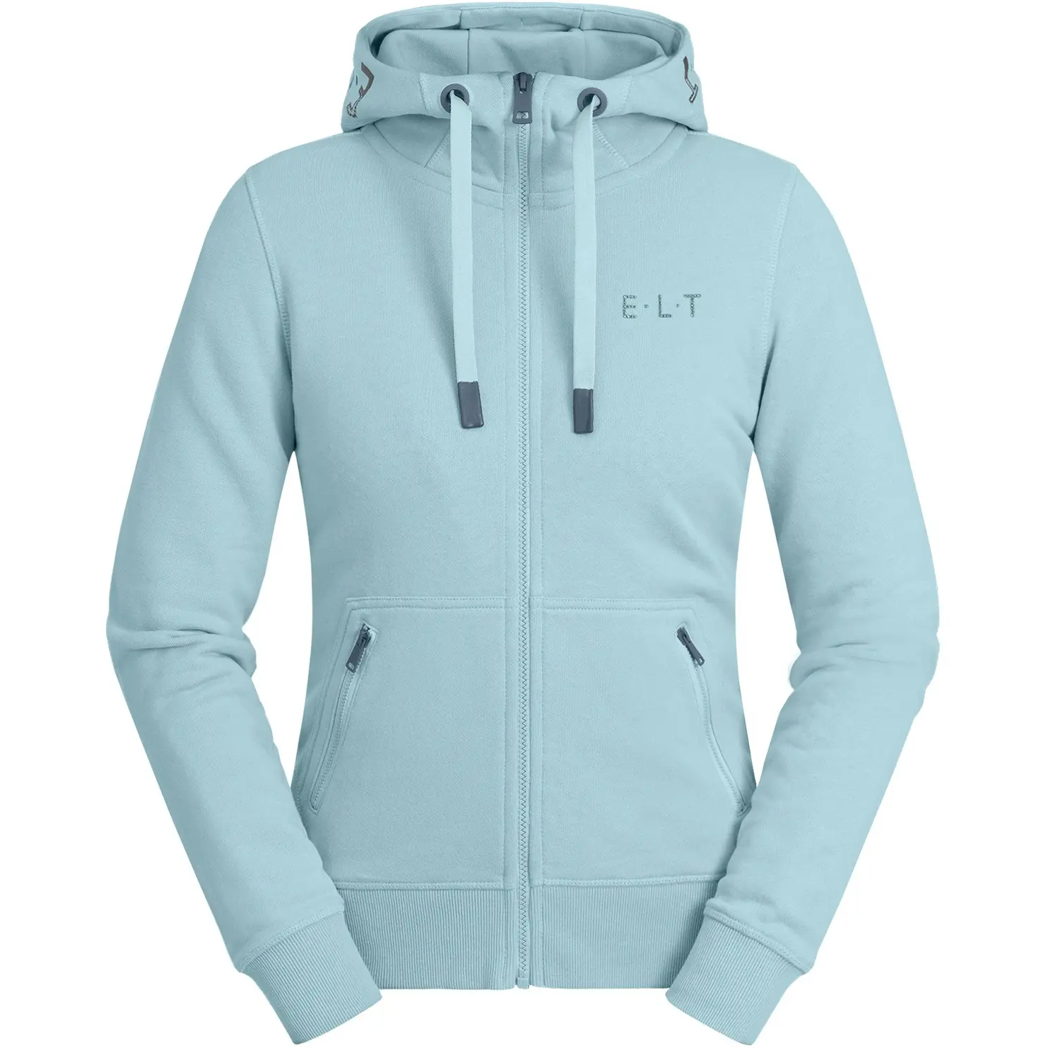 Damen Hoody-Jacke NOTTINGHAM aquamarin