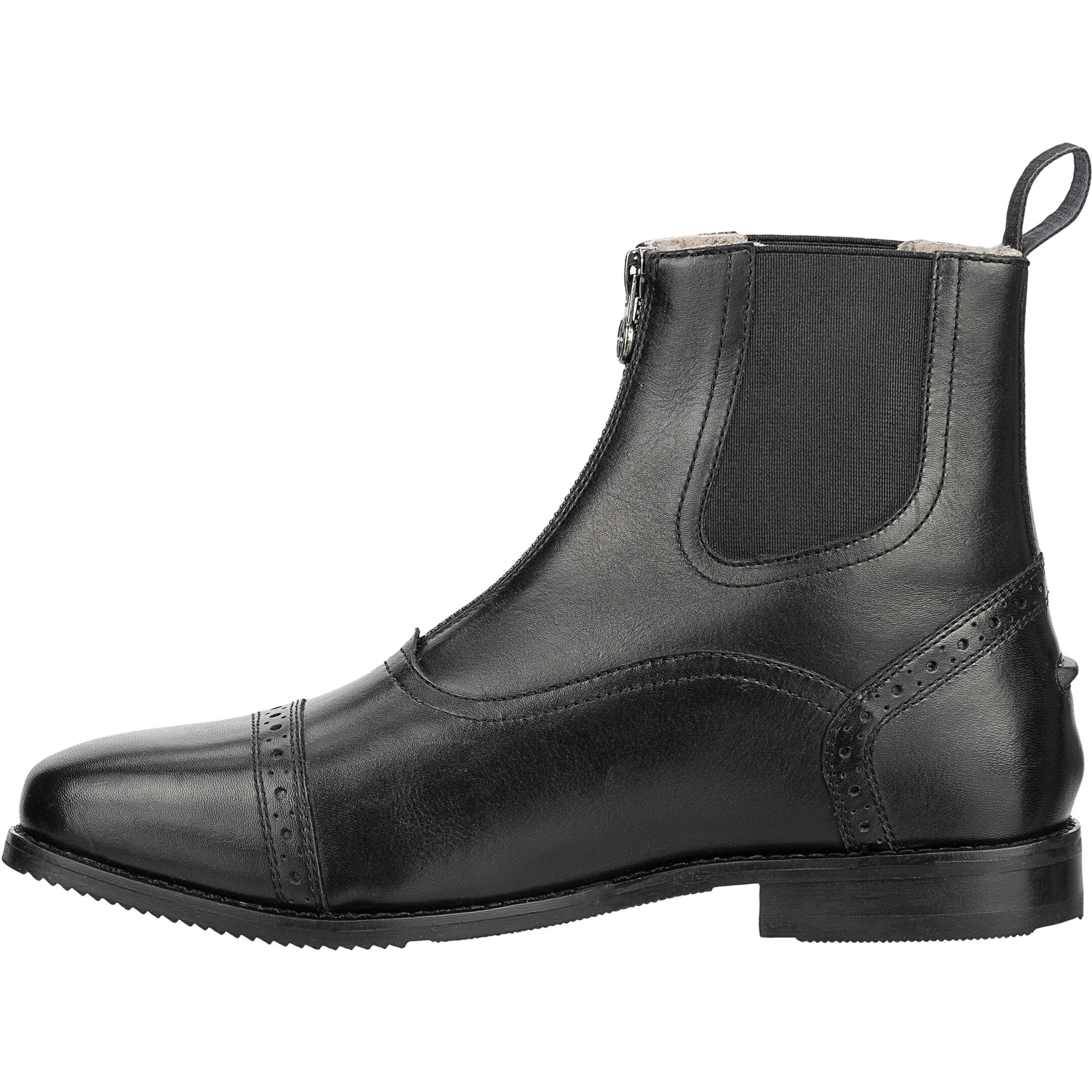 Winter Reitstiefeletten FLORENTINA FZ Merino Echtleder schwarz