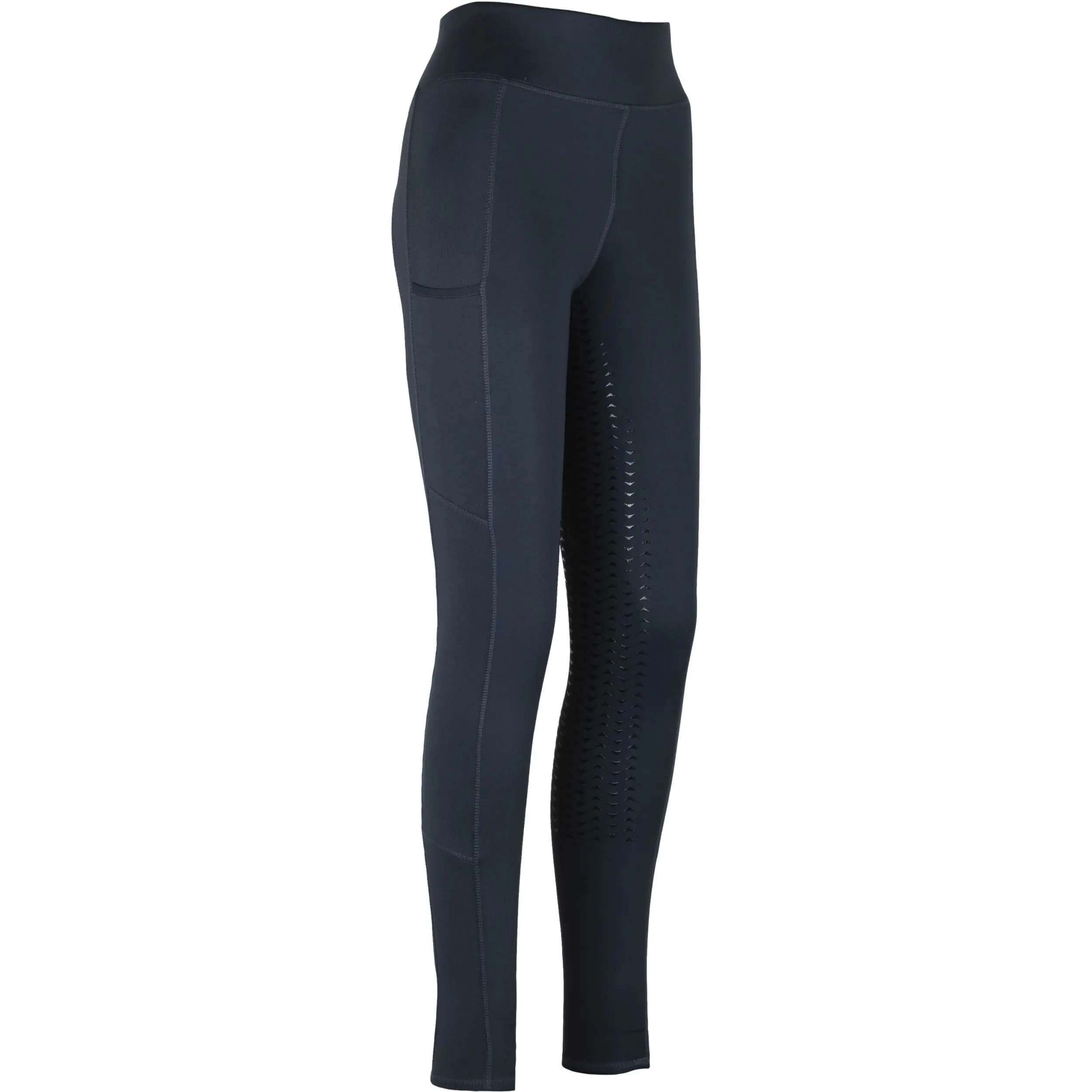 Damen Reitleggings Silikon Vollbesatz EMILIA asphalt