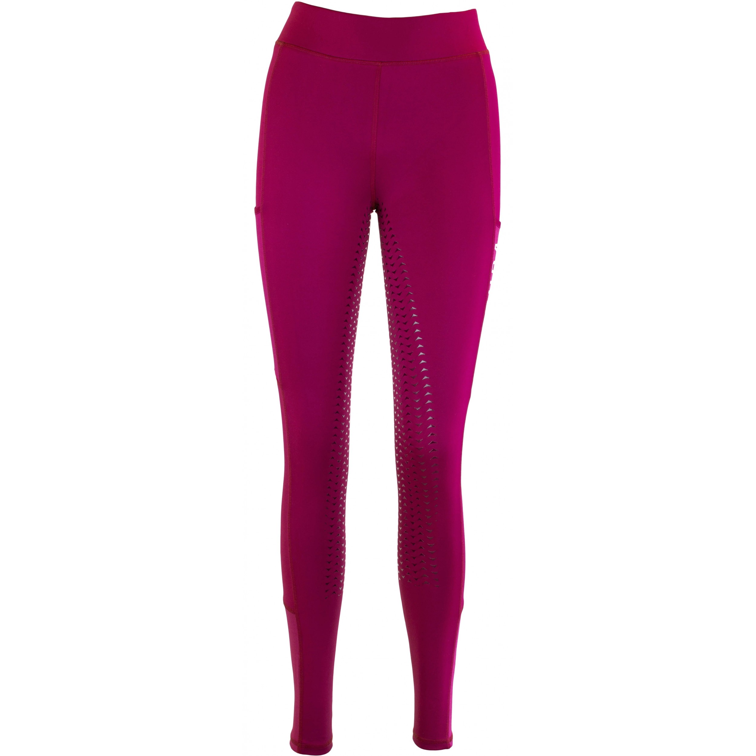 Kinder Reitleggings Silikon Vollbesatz EMILIA cranberry