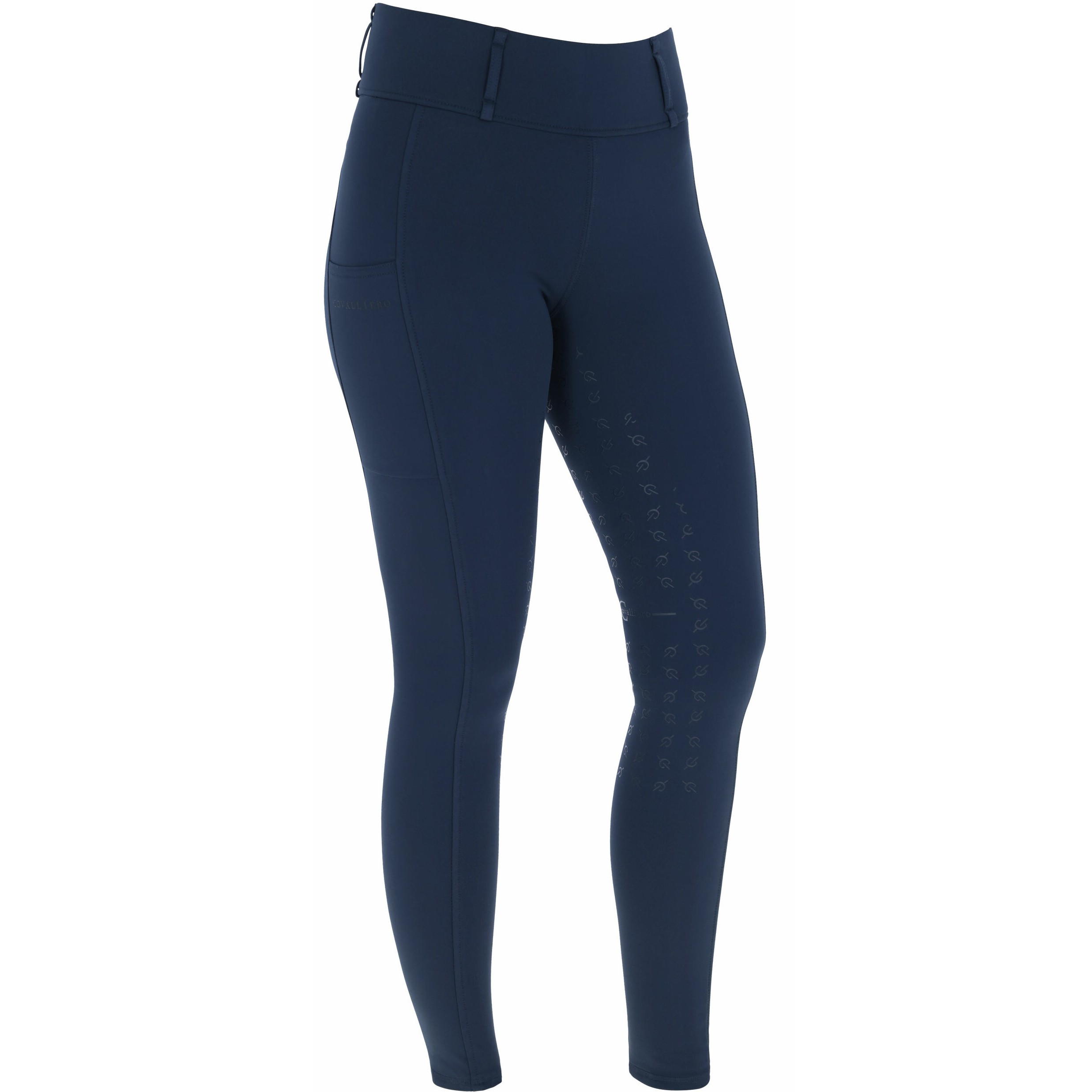 Damen Reitleggings Silikon Vollbesatz H/W24 dark navy