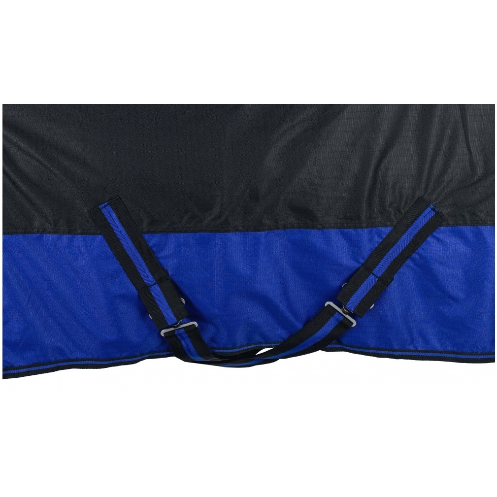 Winterdecke Full Neck 200g Füllung 600D BASICLINE schwarz/royalblau - Posten