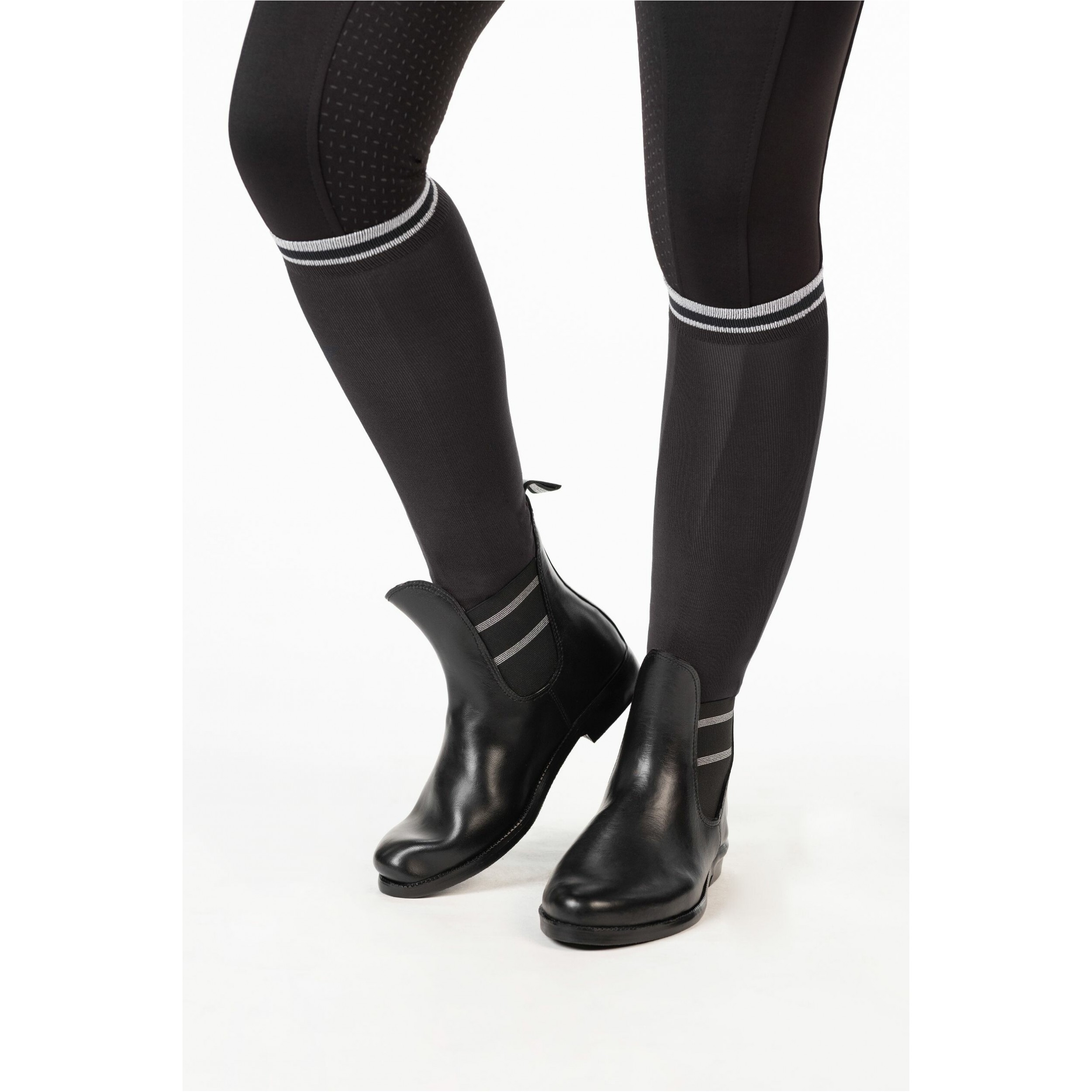 Jodhpurgummistiefel STYLE LUREX schwarz