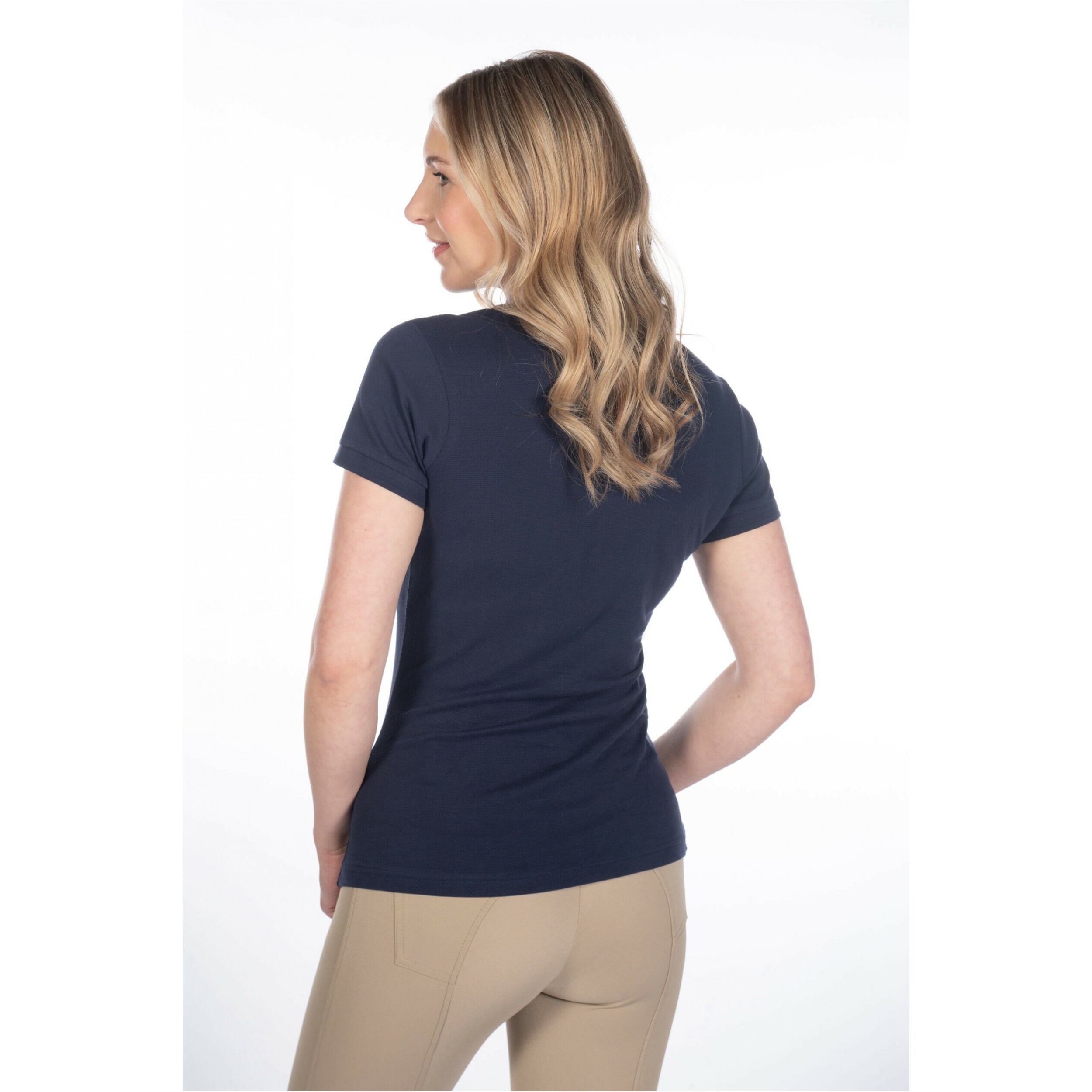 Damen Poloshirt ELISA dunkelblau