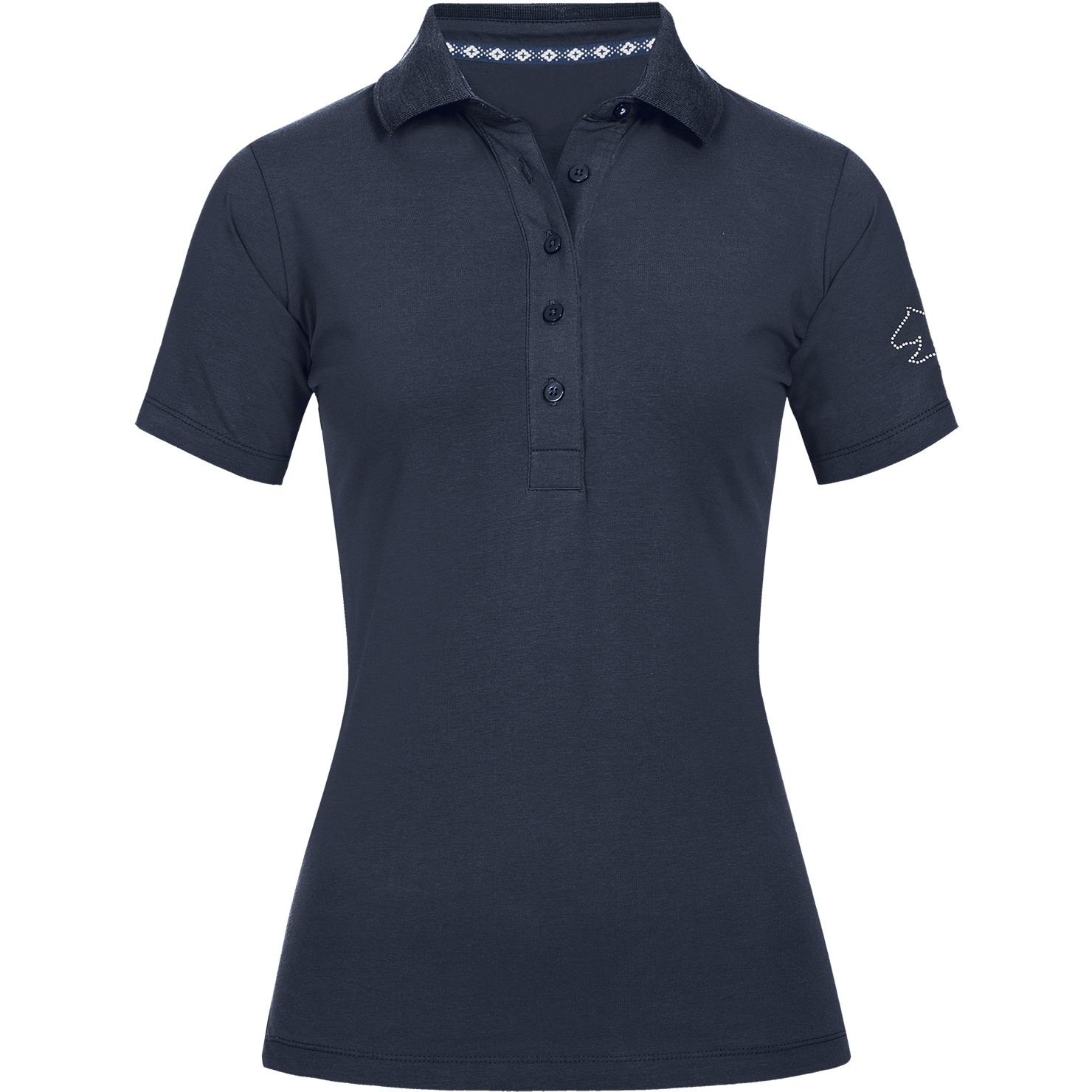 Damen Poloshirt FLENSBURG nachtblau