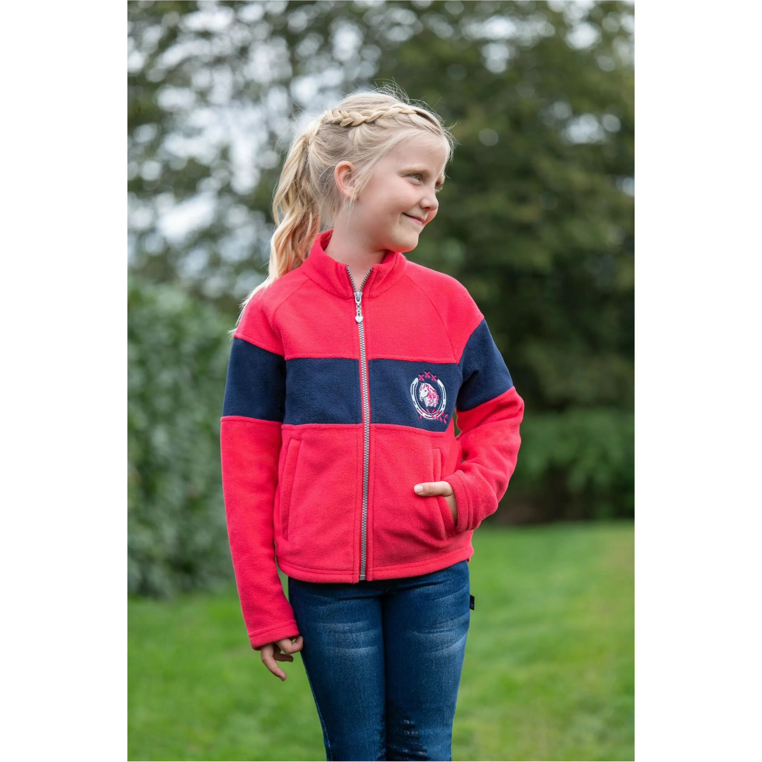 Kinder Fleecejacke AYMEE pink