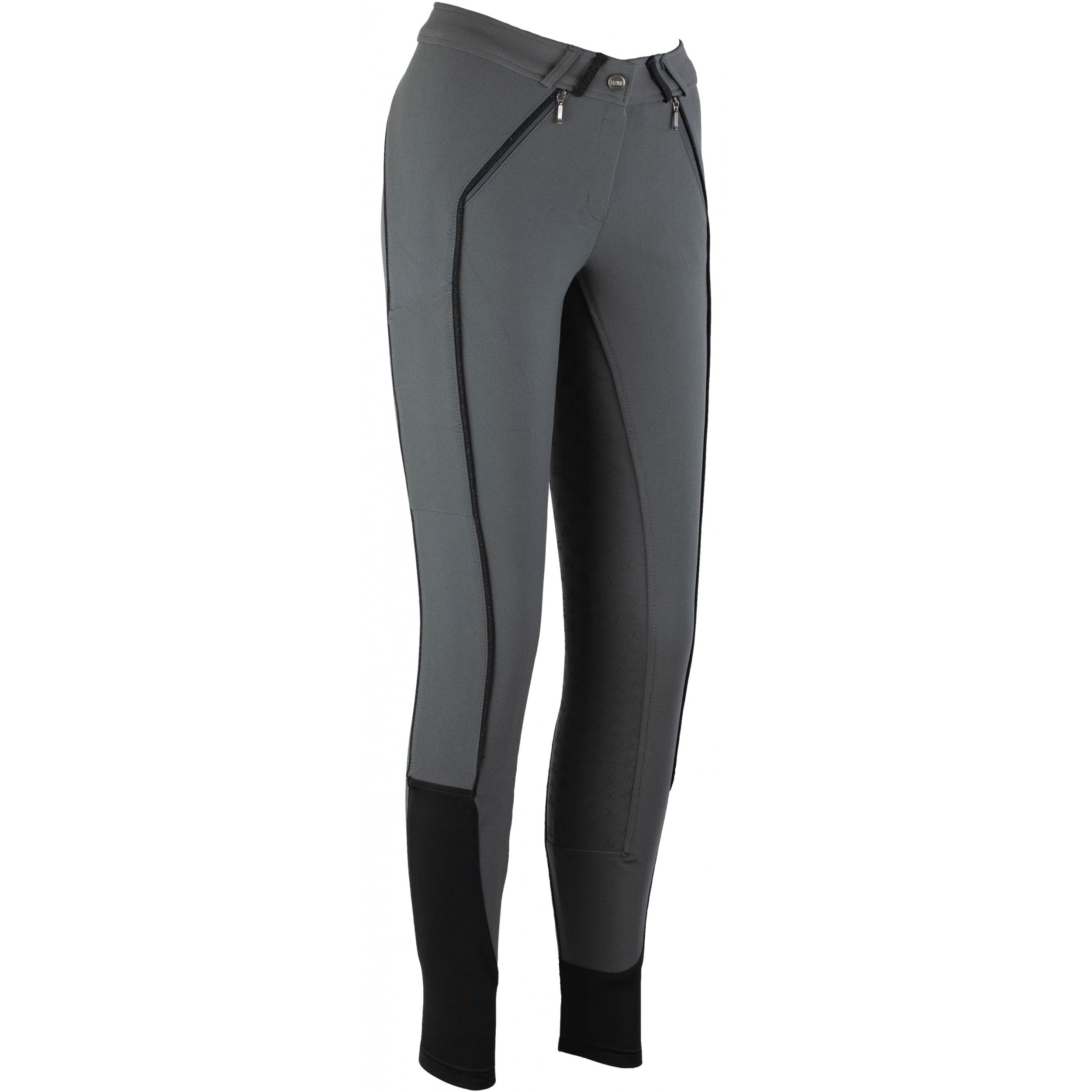 Damen Reithose Silikon Vollbesatz FIONA asphalt